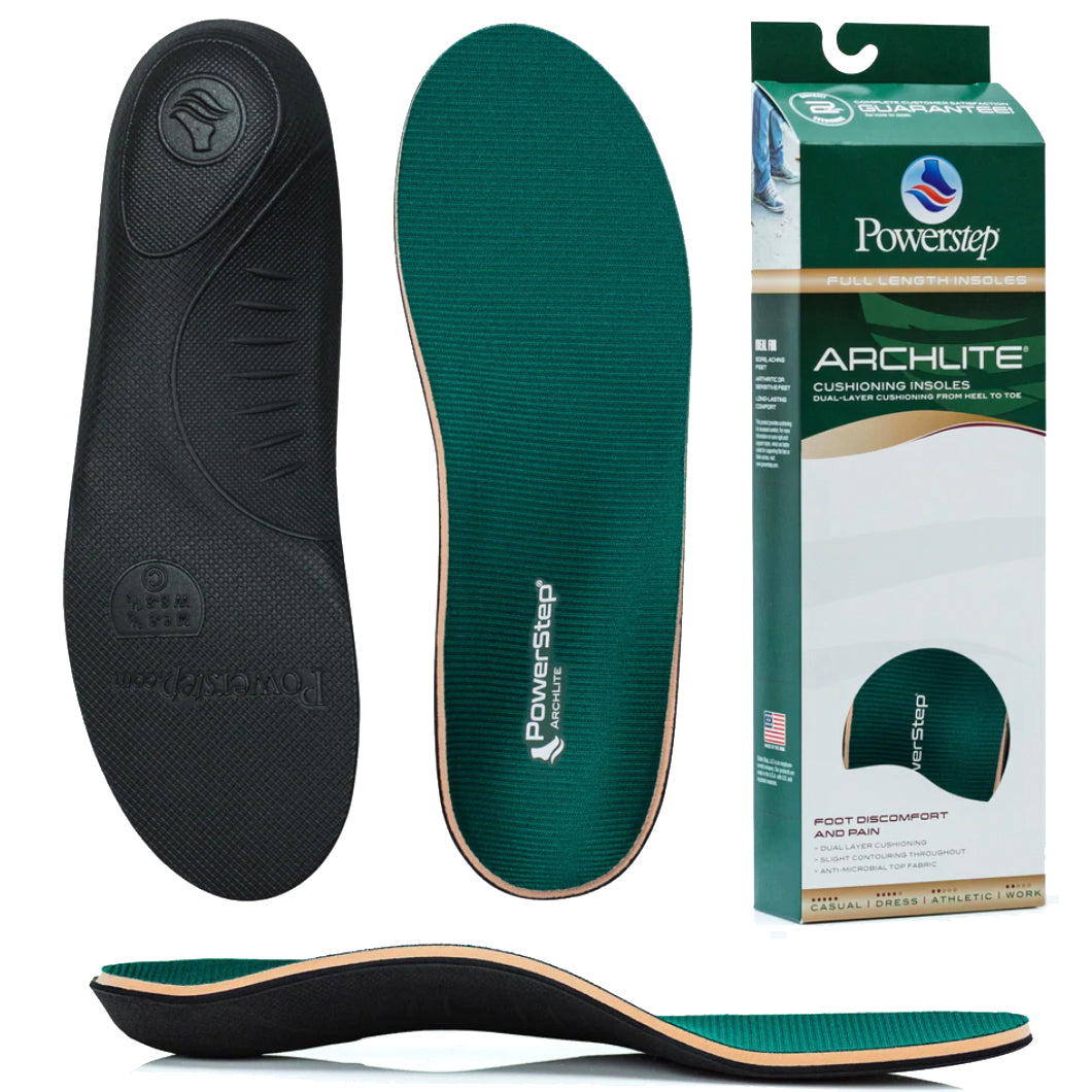 ArchLite Comfort Insoles for Men & Women - Orthotic Shoe Inserts for Plantar Fasciitis, Flat Feet & Heel Pain Relief - Perfect for Running, Walking & Work Shoes