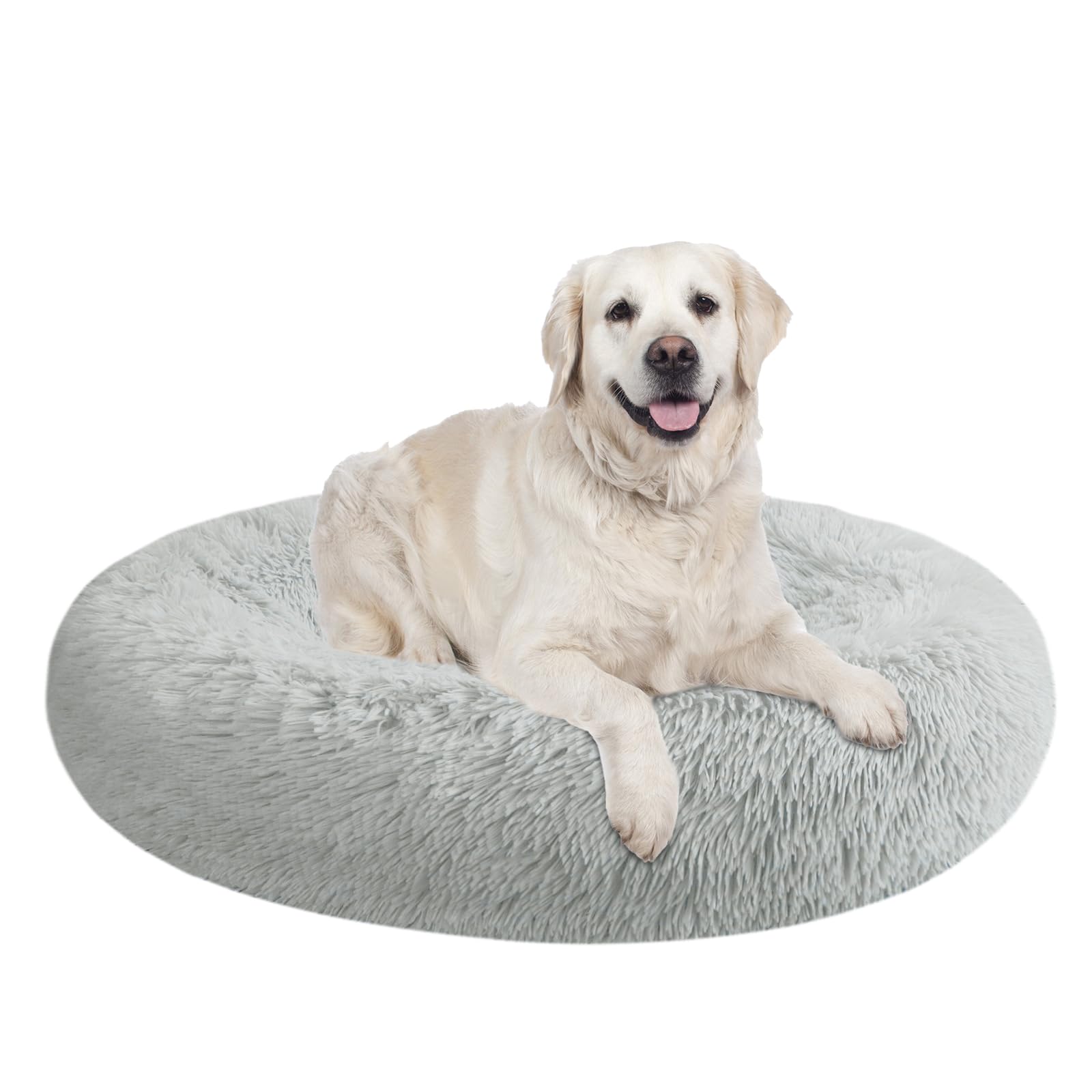 Premium Nisrada Orthopedic Dog Bed for Small, Medium & Large Dogs - 30 Inch Calming Pet Bed with Removable Washable Cover, Non-Slip Bottom - Perfect for Puppies, Kittens & Senior Pets - Ideal for Bedroom, Living Room & Crate Use
