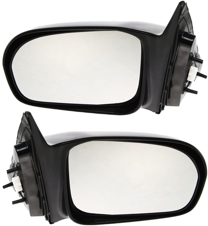 Garage-Pro Power Heated Side Mirrors Compatible with Honda Civic 2001-2005 LX Sedan - Paintable Driver & Passenger Side Replacement Mirrors - Perfect for Winter Driving & Enhanced Safety