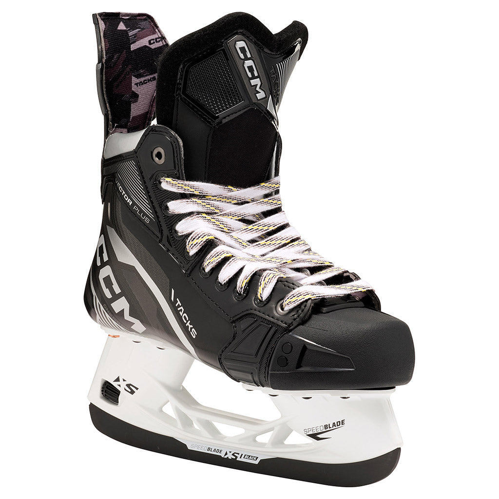 CCM Tacks Vector Plus 2022 Intermediate Ice Hockey Skates - Professional Performance Skates for Youth & Adult Players - Perfect for Ice Hockey Training & Competitive Games