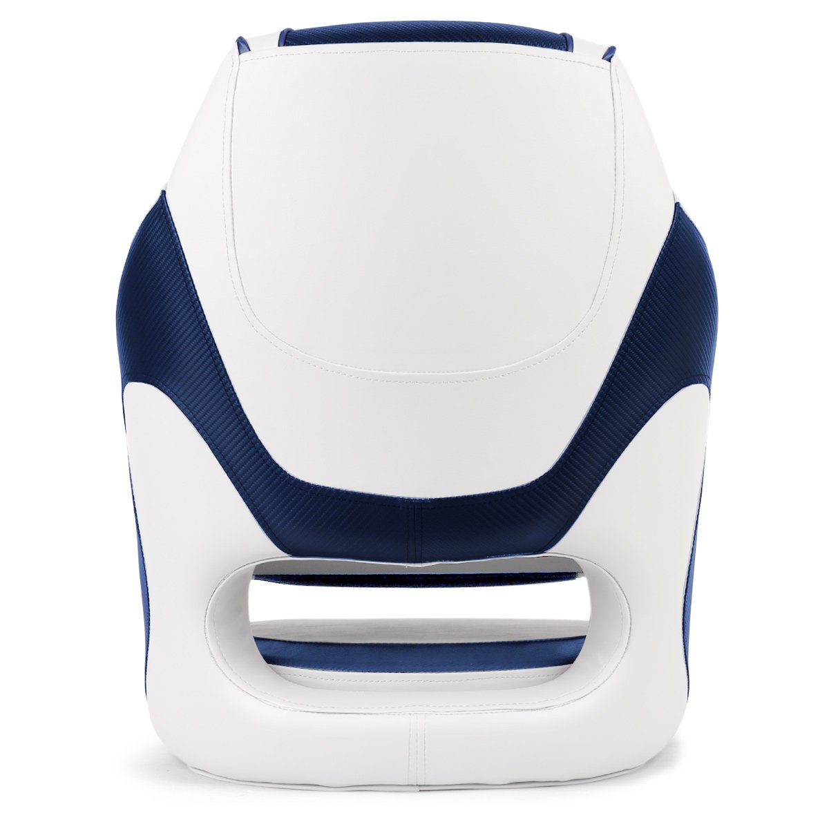Premium Two-Tone Boat Seat - Flip-Up Captain's Bucket for Sports Boating