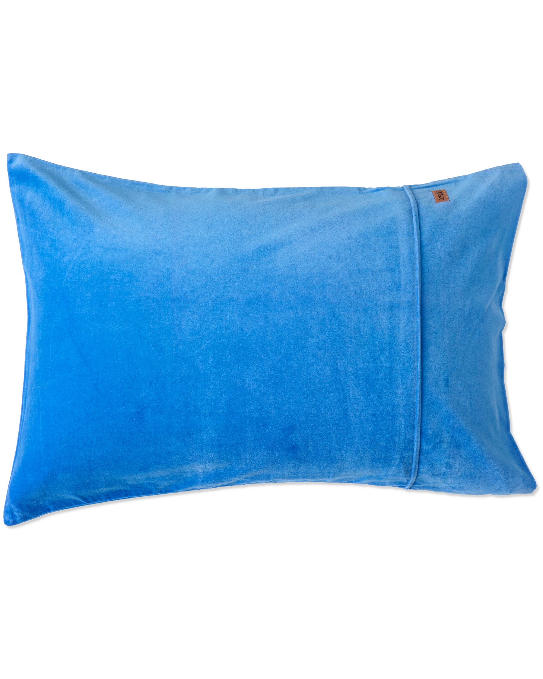 Premium Dolphin Blue Velvet Pillowcase - Soft & Luxurious Hypoallergenic Pillow Cover for Bedroom Decor - Perfect for Home, Hotel, and Gift Giving