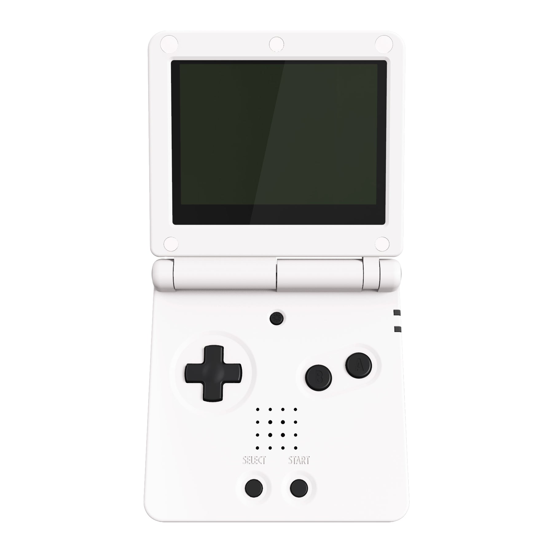 eXtremeRate Black Custom Replacement Buttons for Gameboy Advance SP (GBA SP) - Full Set Console Buttons Kit - Perfect for Gaming Enthusiasts & Retro Console Modding