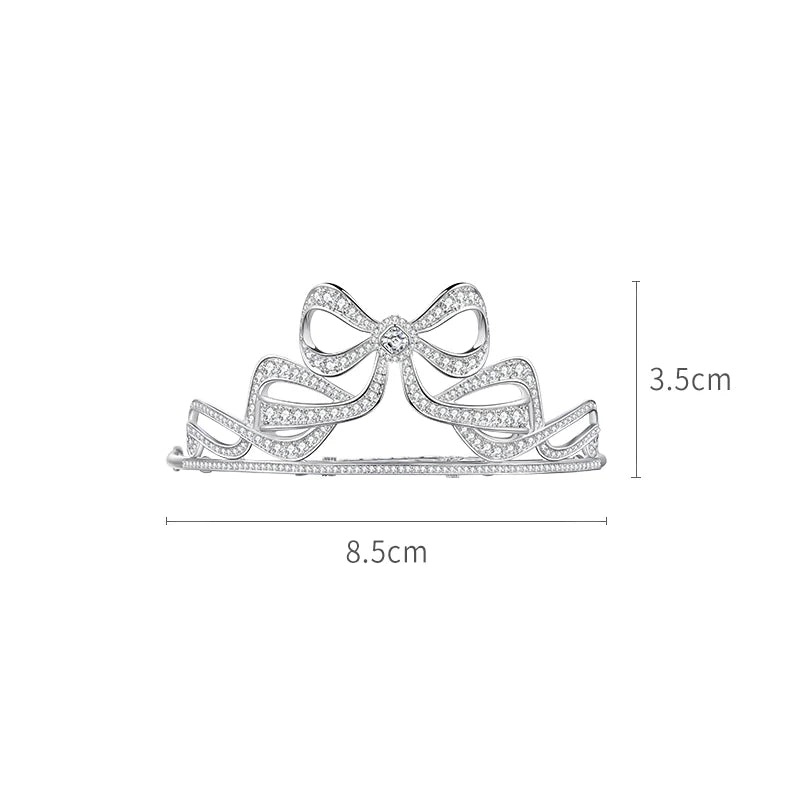 Grace Mini Tiara with Comb - Elegant Hair Accessory for Weddings, Prom & Special Occasions | Perfect Bridal Crown for Women & Girls