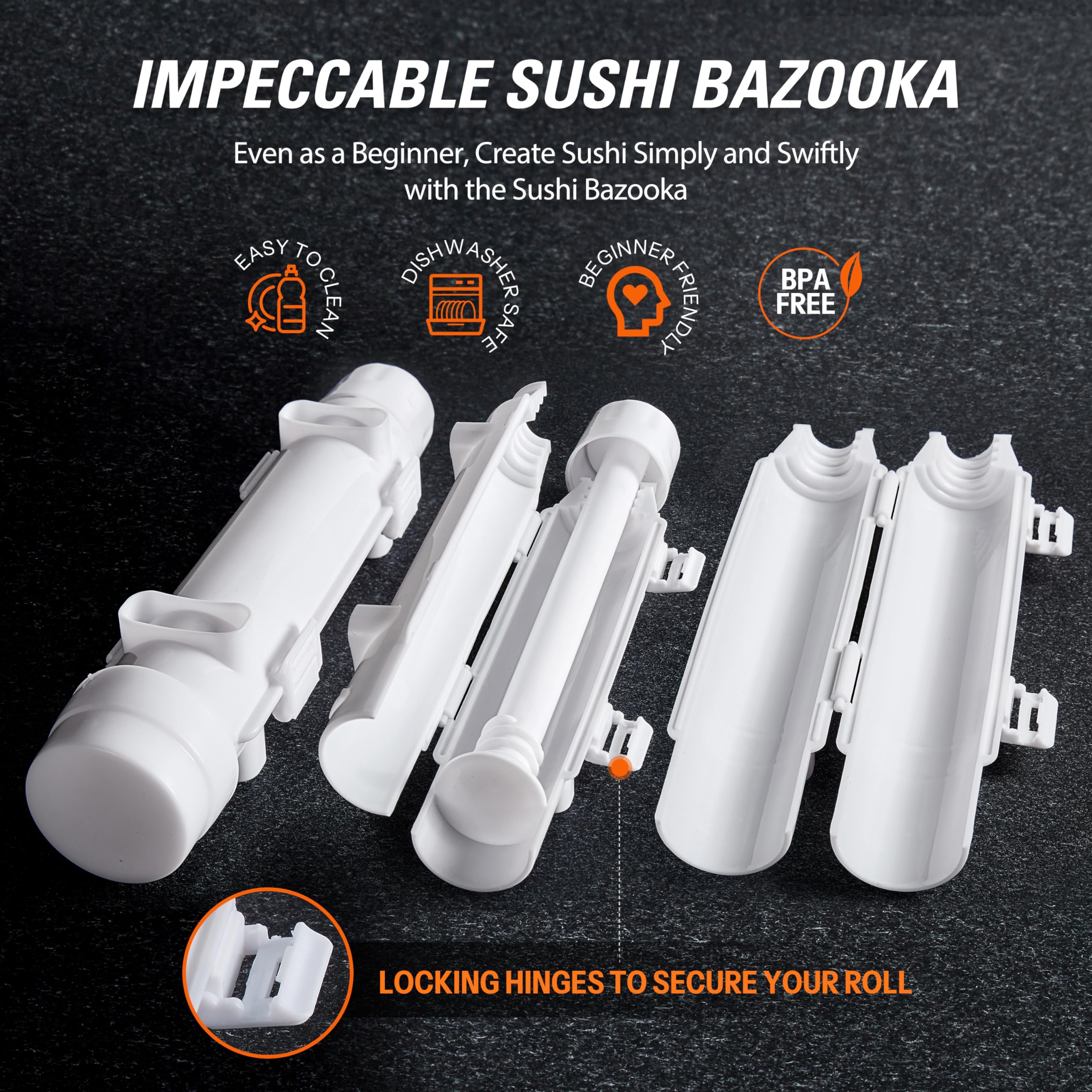 ISSEVE Sushi Making Kit - Complete DIY Sushi Roller with Bamboo Mats, Chopsticks, Paddle & Knife | Perfect for Home Chefs & Japanese Cuisine Lovers | Great for Parties, Date Nights & Family Cooking Activities