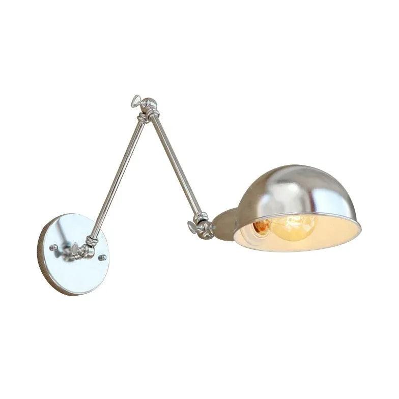 Modern Nickel Wall Light for Bedroom - Elegant Sconce Lighting Fixture for Home Decor, Living Room, Hallway & Dormitory