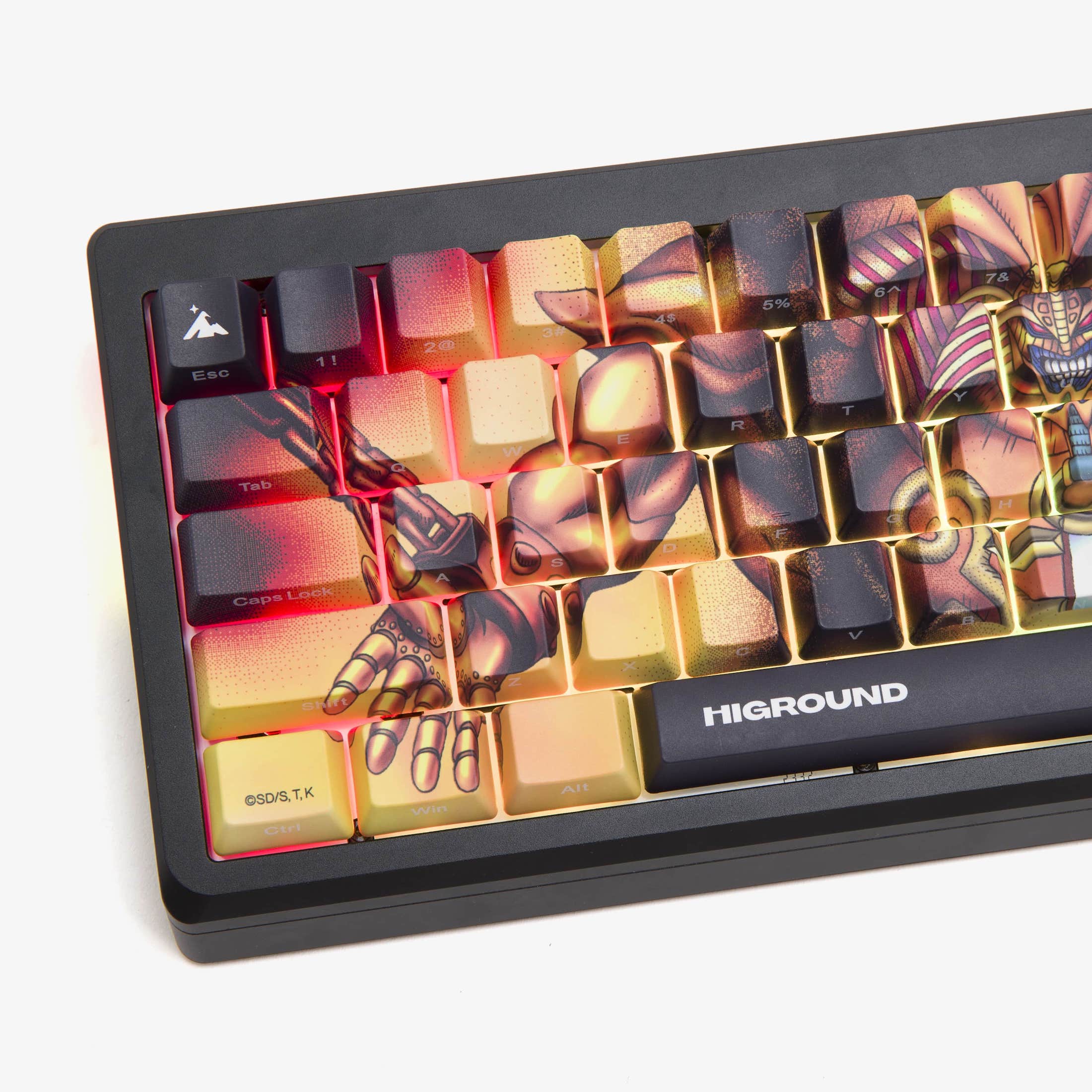 YGO x HG Summit 65 Keyboard 2.0 Mechanical Gaming Keyboard - Exodia The Forbidden One Theme - Perfect for Esports, Streaming & Anime Fans