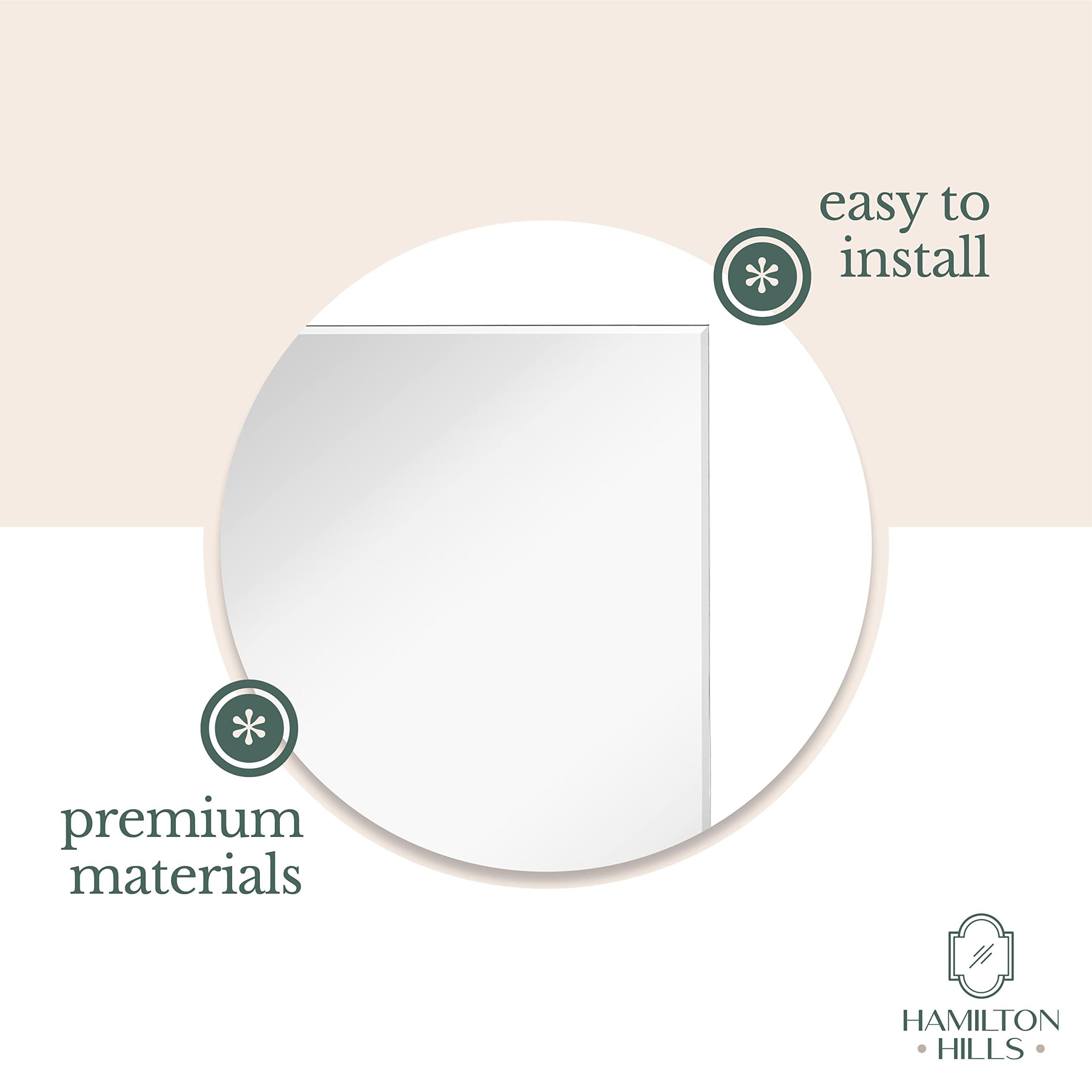16x26 Inch White Recessed Bathroom Medicine Cabinet with Beveled Mirror - Wall Mounted Farmhouse Style Storage Organizer with Shelves - Perfect for Small Bathrooms, Powder Rooms & Vanity Areas
