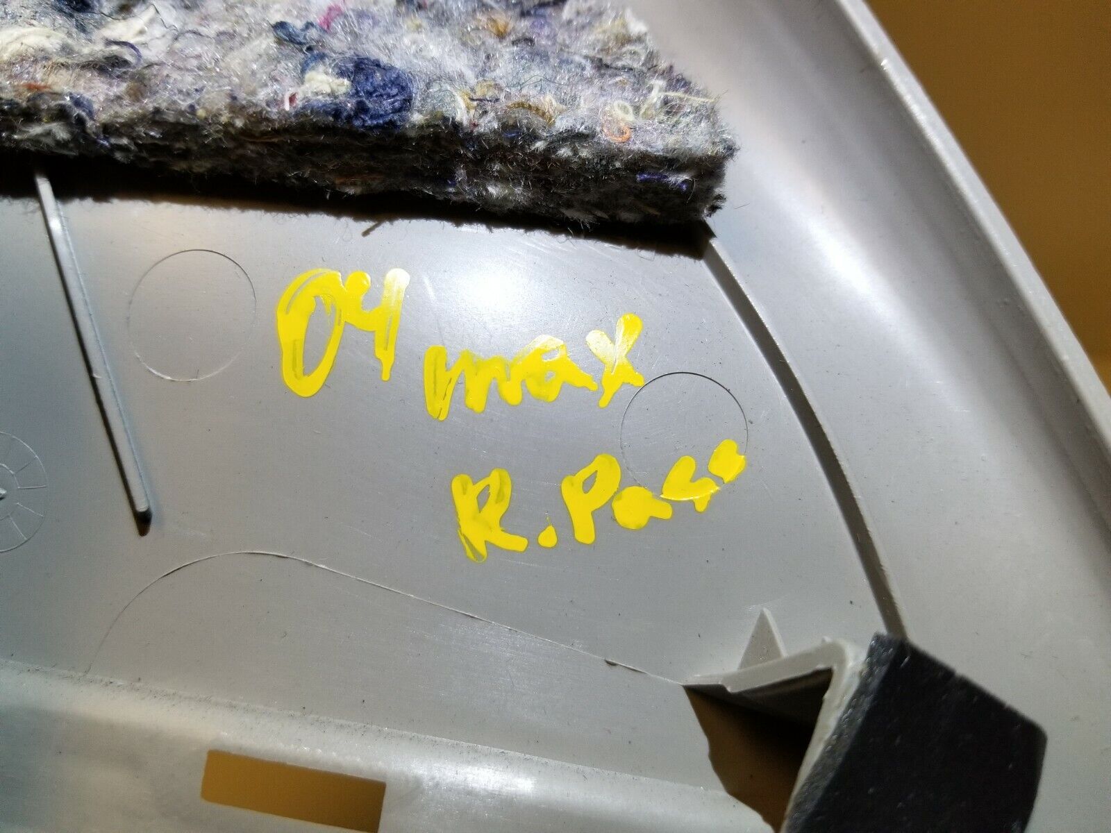 04-08 Nissan Maxima Right Rear C Pillar Trim Panel - OEM Replacement Part - Perfect for Interior Repair & Restoration