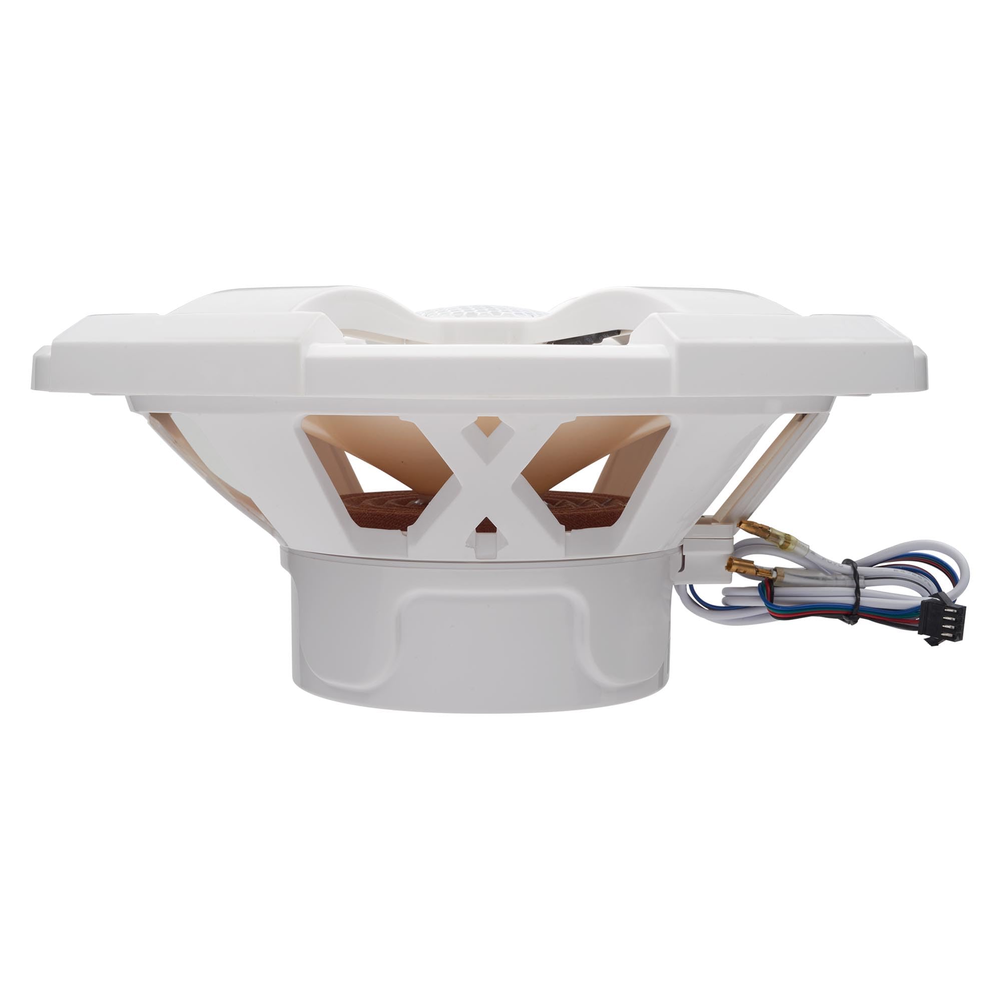PowerBass XL-69M 6x9 Inch Marine Coaxial Speakers with RGB LED Lighting - Waterproof Boat Audio System for Outdoor & Marine Use - Perfect for Boats, Yachts, and Water Sports Enthusiasts