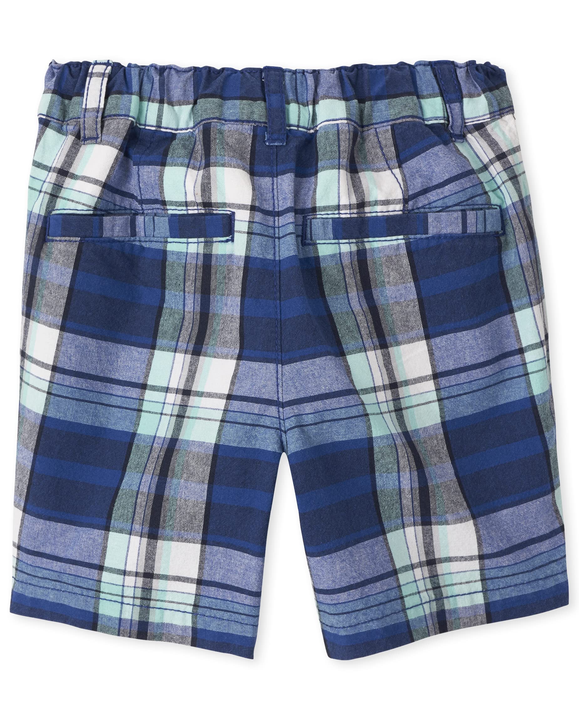 The Children's Place Baby Boys' Printed Chino Shorts - Mazarine Blue | 9-12 Months | Casual Playwear & Summer Outfits for Toddlers