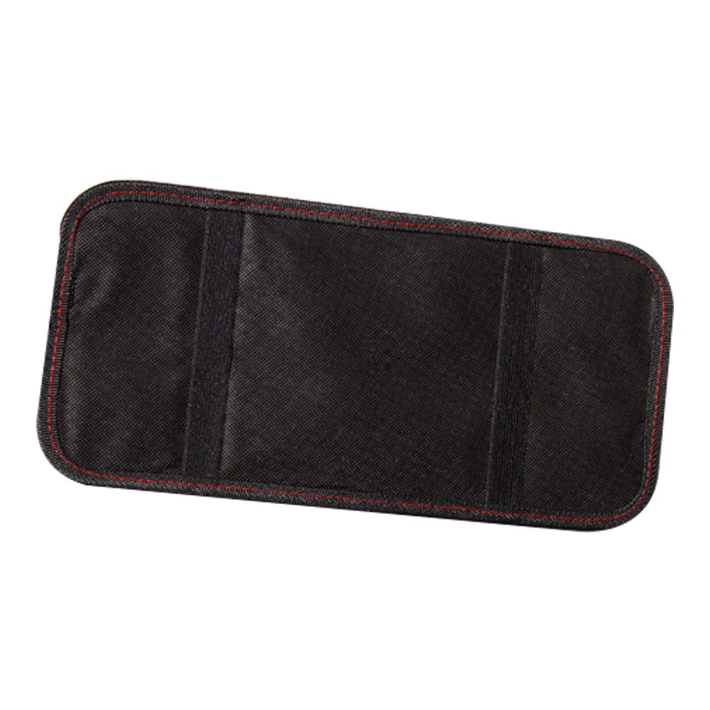 Car Sun Visor Organizer with CD Holder & Tissue Storage - Red | Perfect for Road Trips, Commuting & Keeping Your Vehicle Neat