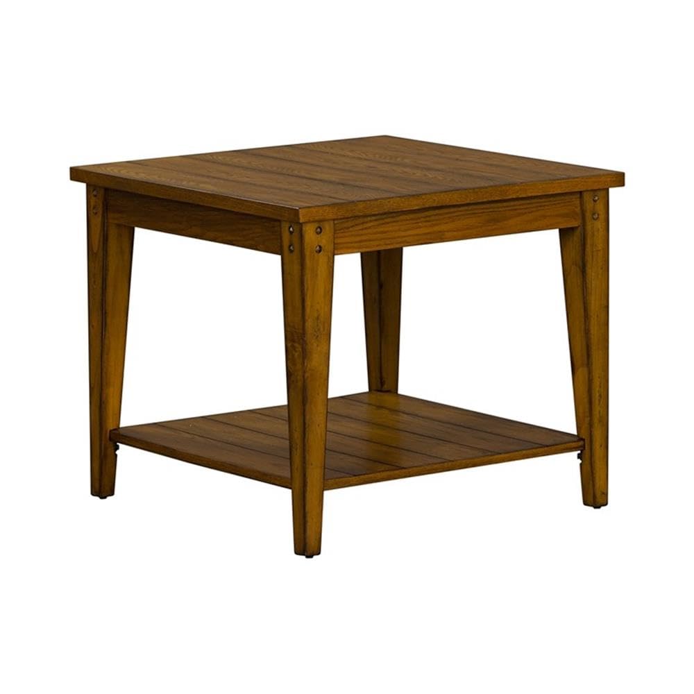 Liberty Furniture Industries Lake House Square Lamp Table - 27