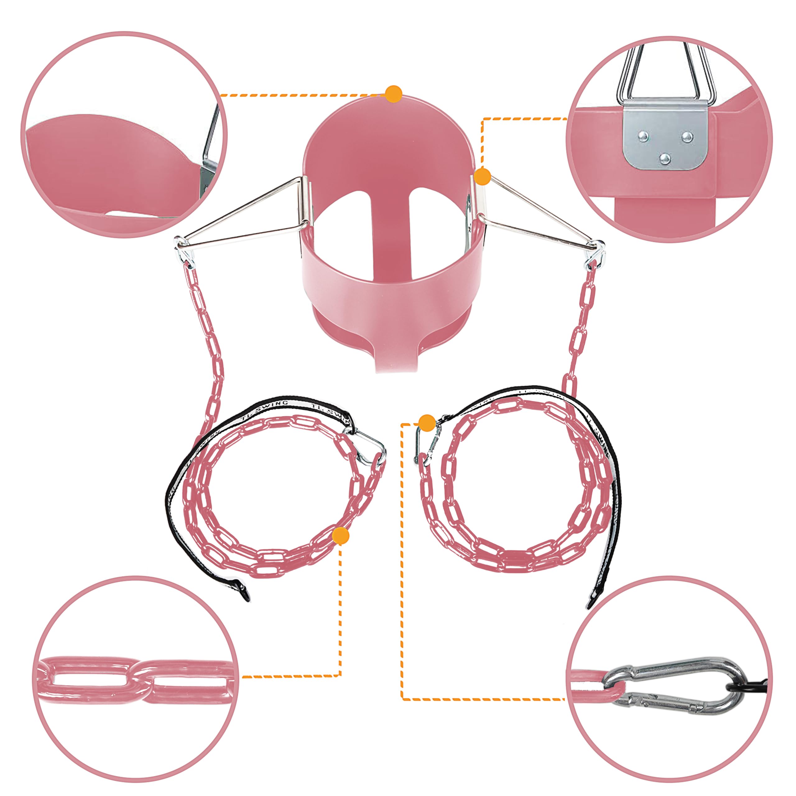 **KINSPORY Toddler Swing - 59