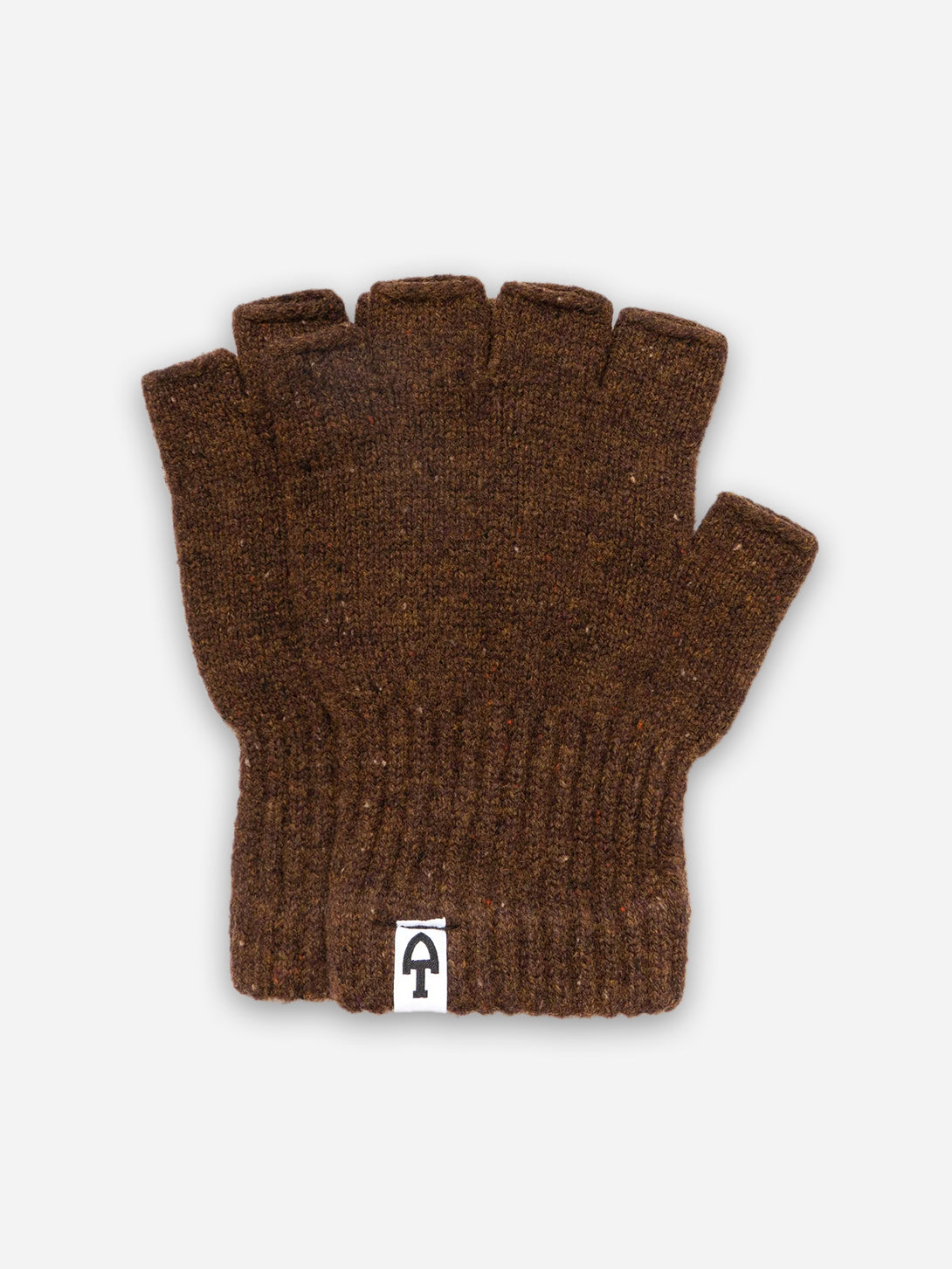 Merino Wool Donegal Fingerless Gloves for Men & Women - Warm Winter Knitted Hand Warmers for Outdoor Activities, Hiking, and Cold Weather Fashion