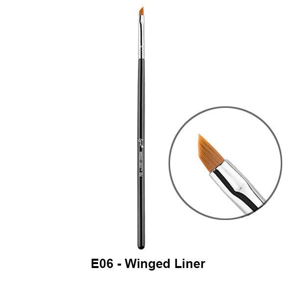 Sigma Chrome Eyeshadow Brushes Set - Professional Makeup Brushes for Blending, Shading & Crease - Perfect for Everyday Makeup & Special Occasions