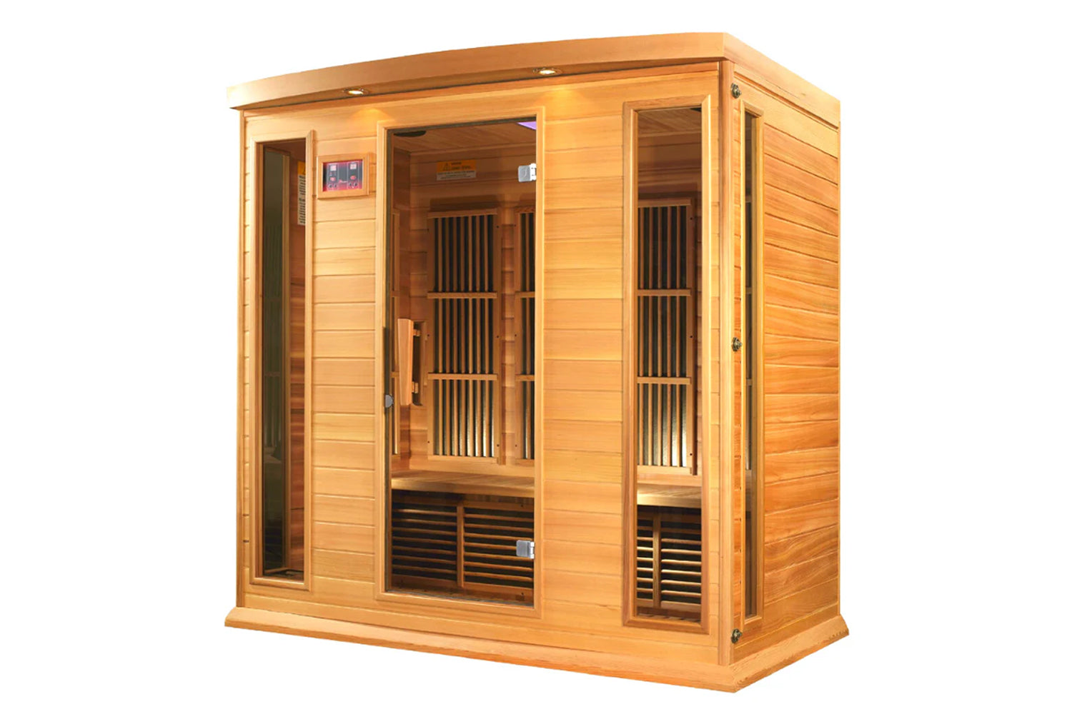 Maxxus Montilemar Edition 3 Person Low EMF FAR Infrared Sauna for Home Relaxation & Detox - Perfect for Wellness & Muscle Recovery