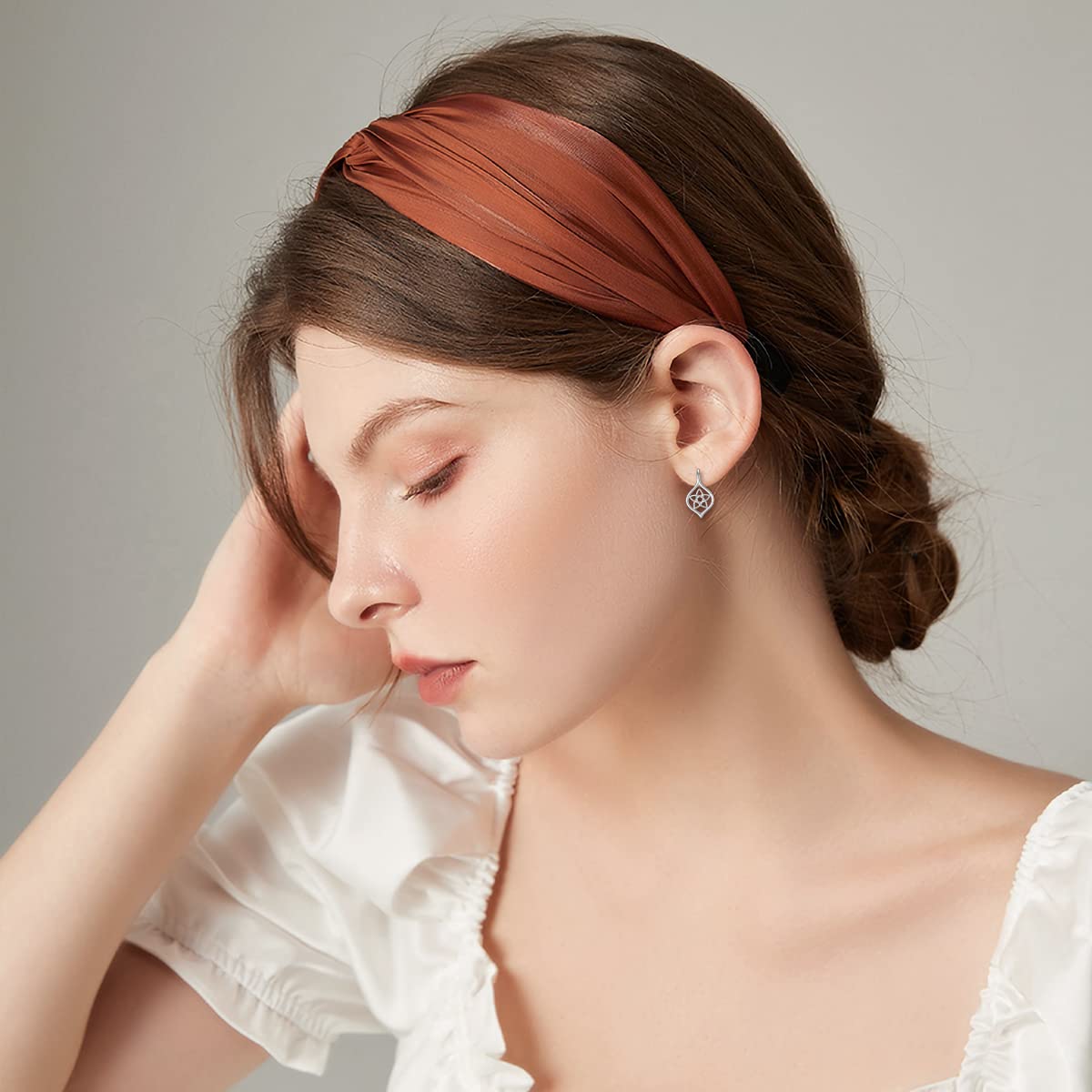 Hypoallergenic Sterling Silver Dangle Earrings - Celtic Knot, Feather, DNA, Mountain & Butterfly Designs | Nature & Science Inspired Jewelry | Perfect Christmas Gift for Women & Girls | Great for Parties, Work & Everyday Wear