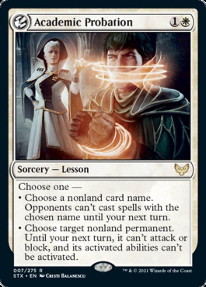 Strixhaven: School of Mages Academic Probation - Magic: The Gathering MTG Card for Commander & Standard Play