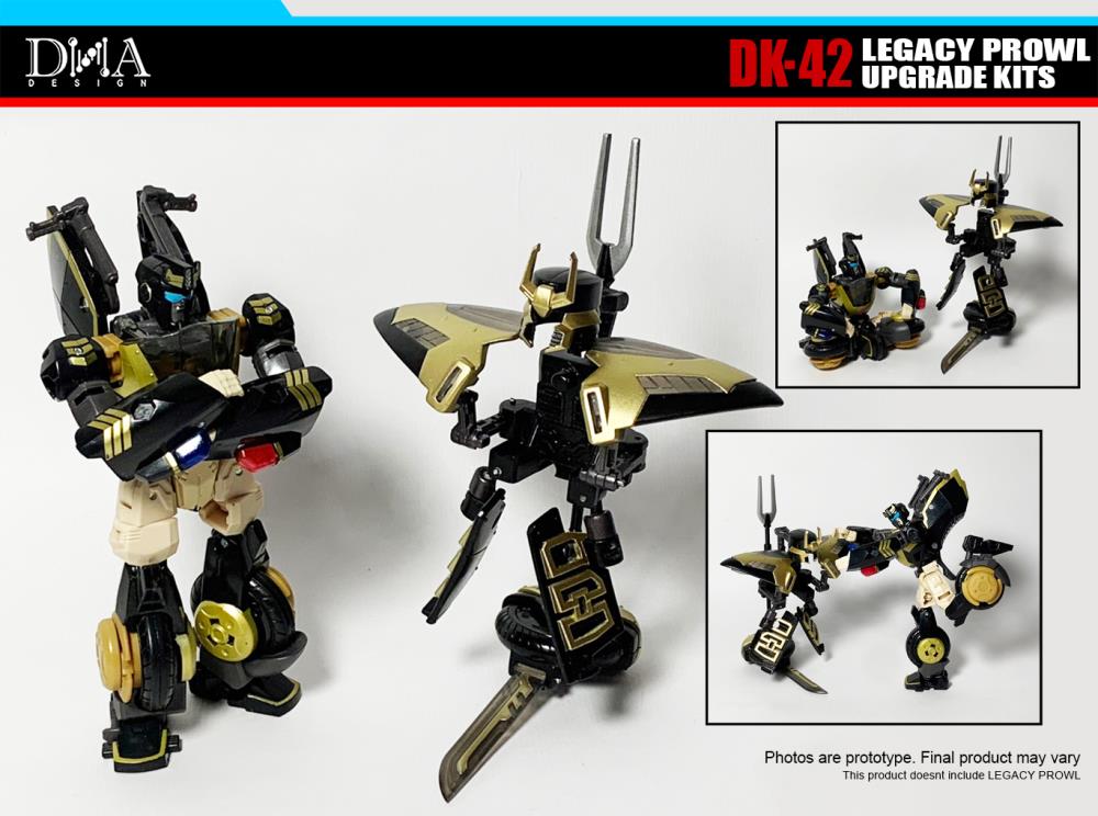 DNA Design DK 42 Upgrade Kit for Transformers Legacy Evolution Animated Prowl - Custom Parts for Enhanced Robot & Vehicle Modes - Perfect for Collectors & Display