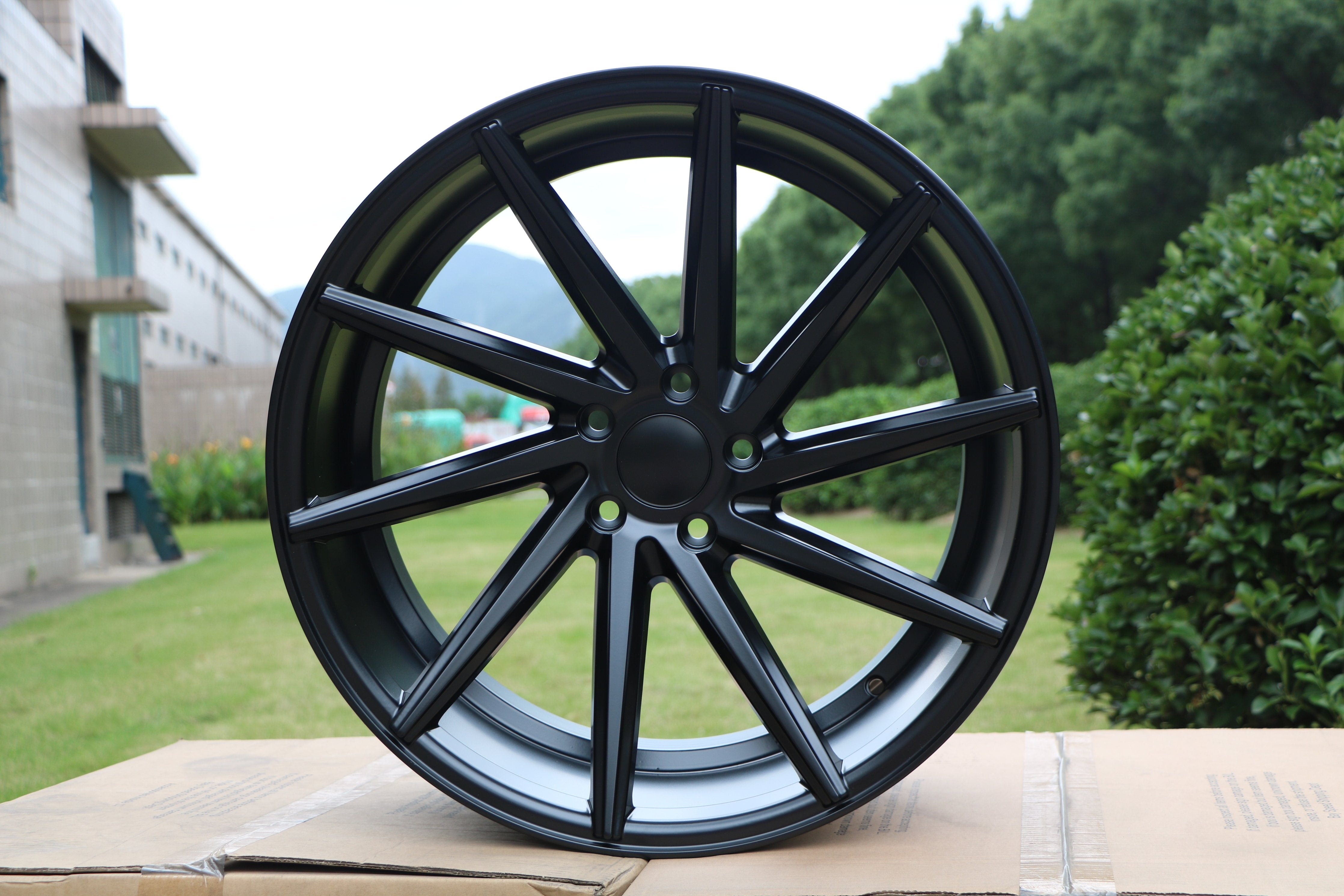 19-Inch Swirl Style Alloy Wheels - Premium Car Rims for Sedans & SUVs - Enhance Your Vehicle's Style & Performance for Street Driving & Car Shows