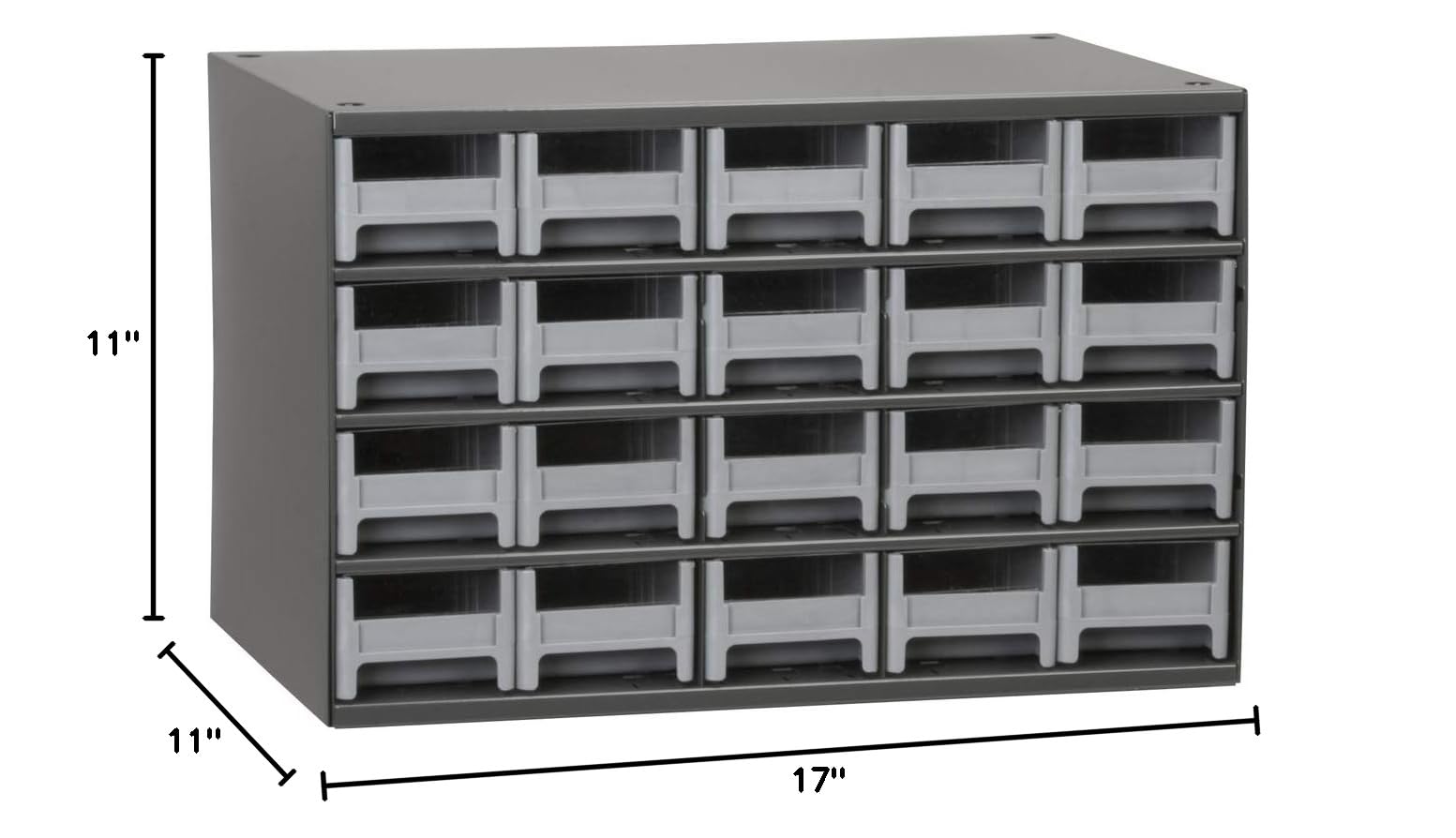 Akro-Mils 20-Drawer Steel Garage Storage Cabinet | Small Parts Organizer for Hardware, Nails, Screws, Bolts & Nuts | 17