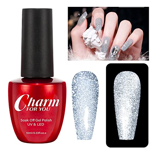 #S-001 Silver Glitter