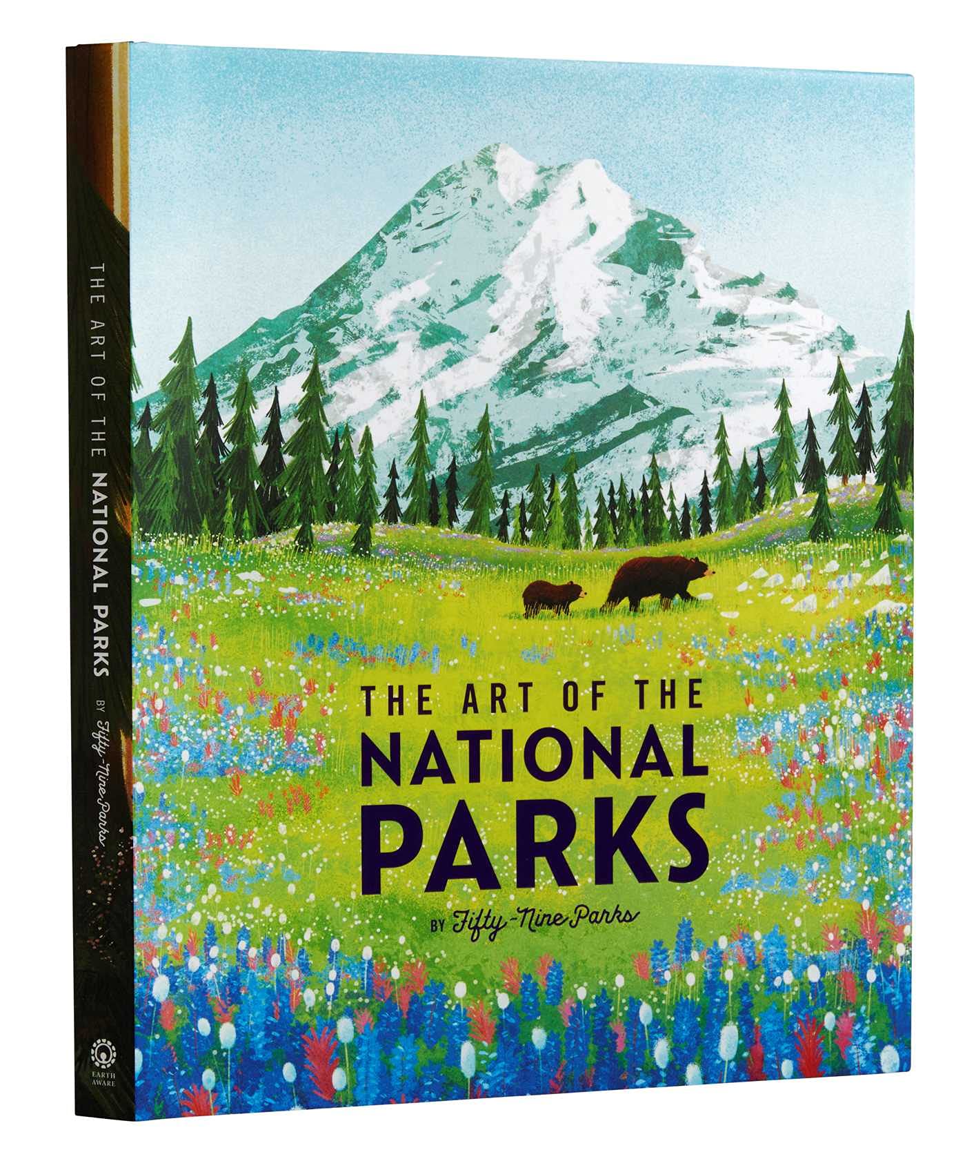 National Parks Art Book - Nature Lovers Gift for Home & Office Decor