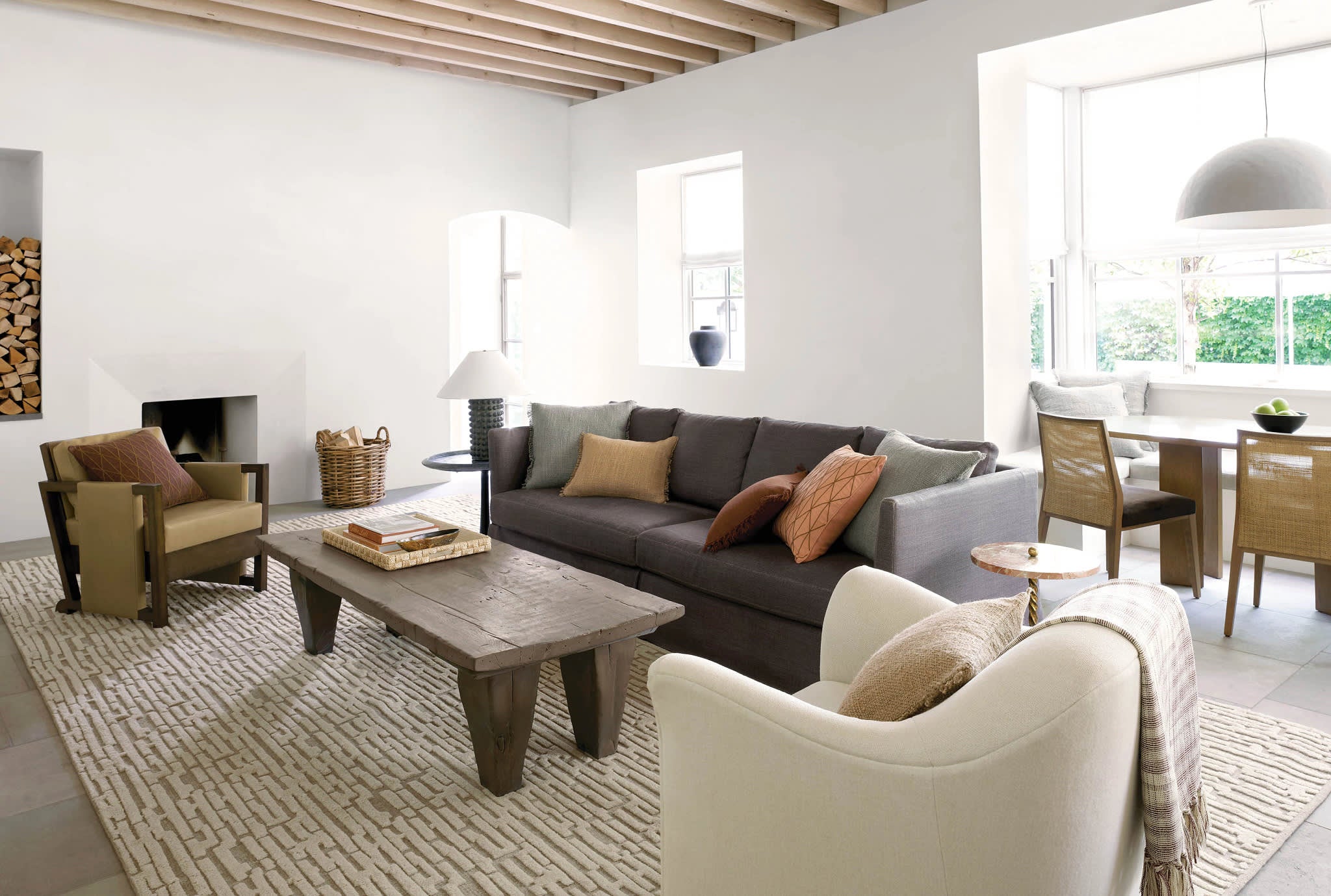 Hand Knotted Wool Rug by Gates | Natural Fiber, Soft & Durable | Perfect for Living Room, Bedroom & Home Decor