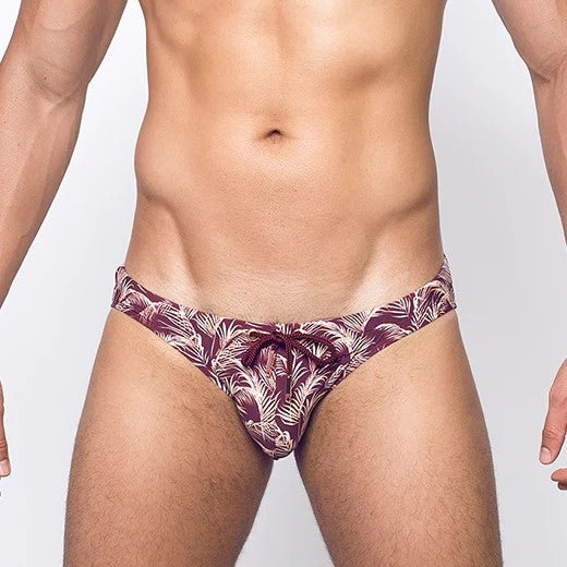 2eros Hawaii Night Swim Brief - Men's Sexy Swimwear for Beach & Pool - Perfect for Vacation, Tropical Getaways & Summer Fun