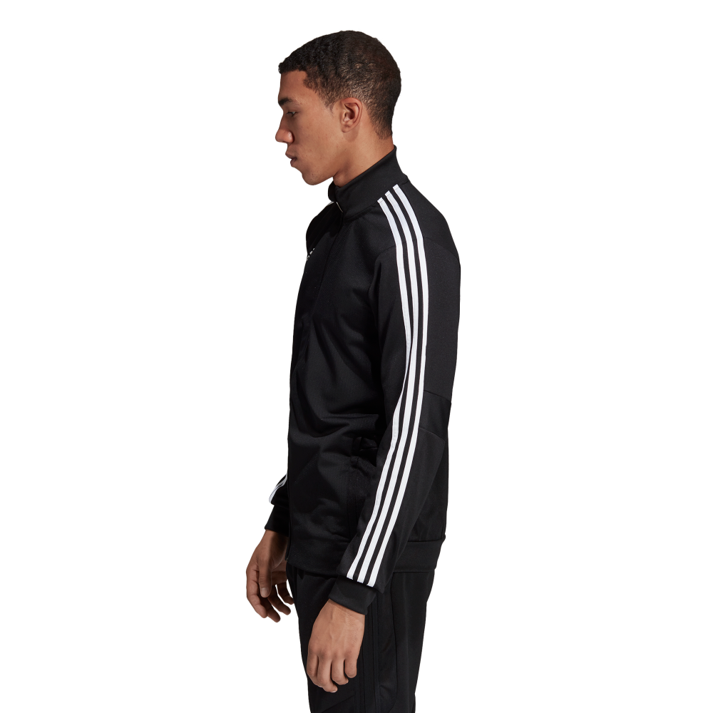 Adidas Tiro 19 Men's Training Jacket - Black & White - Lightweight Performance Jacket for Gym, Running & Soccer Practice