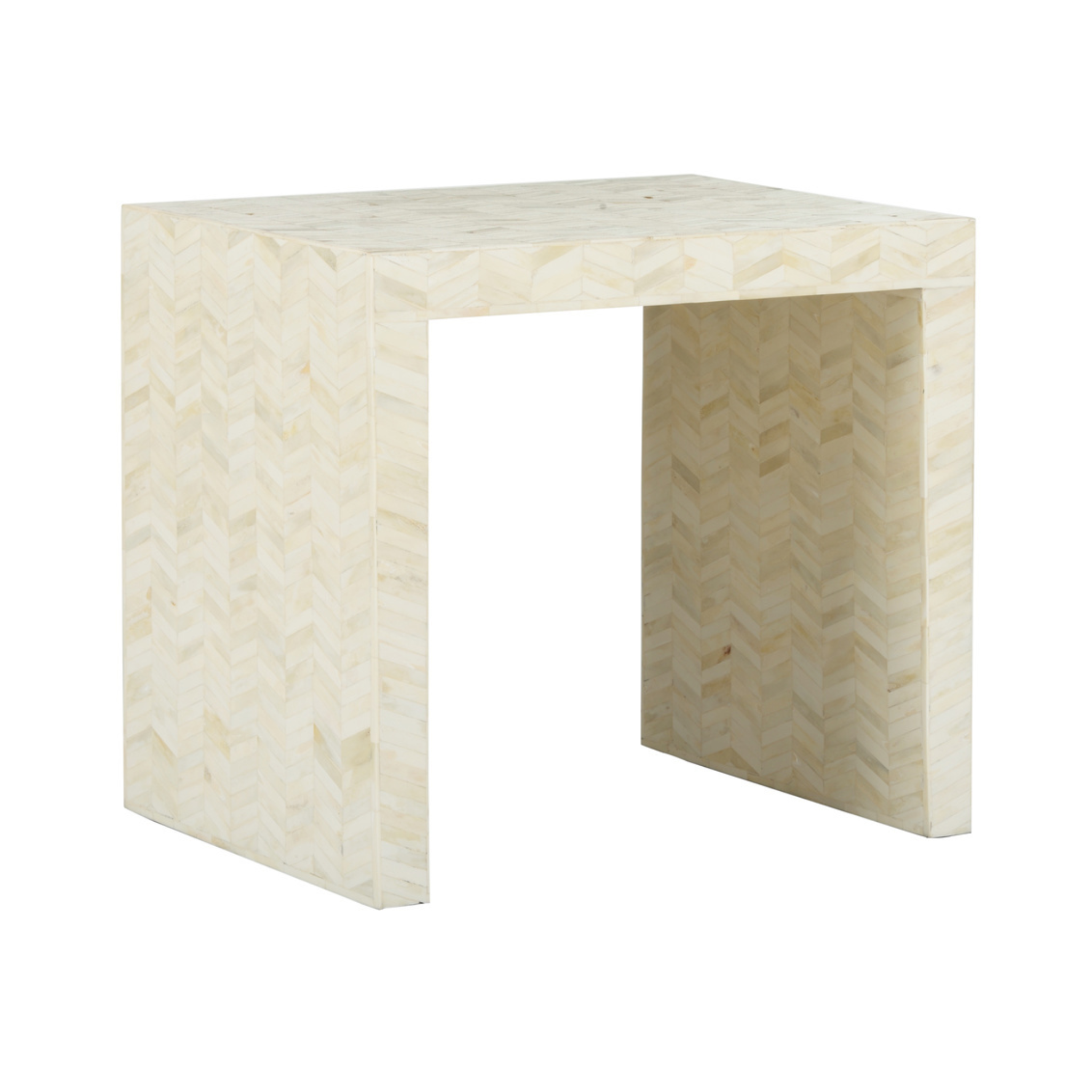 Modern Capri Side Table - Small Accent Table for Living Room, Bedroom & Office - Stylish End Table with Sturdy Metal Frame & Wooden Top - Perfect for Coffee, Books & Decor