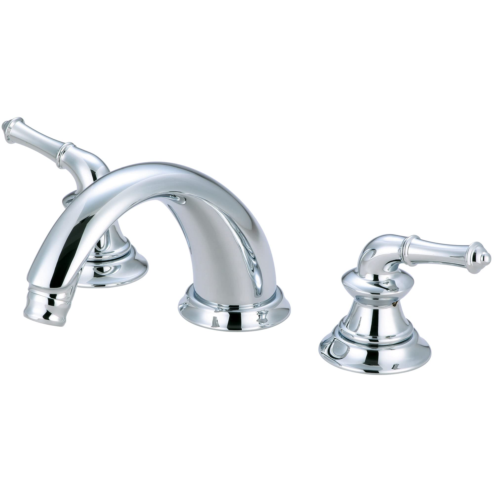 Pioneer T-4DM610 Del Mar 2-Handle Roman Tub Faucet Trim Set in Chrome - Perfect for Bathroom Renovation & Luxury Bathtub Installation