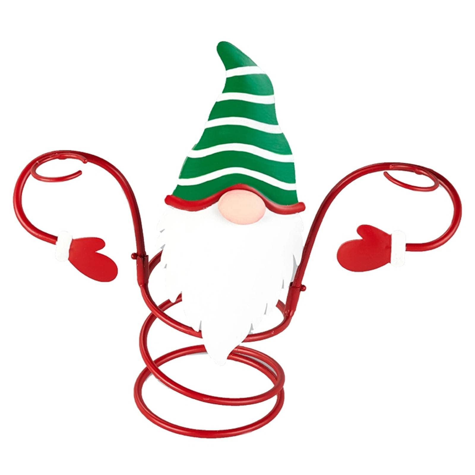 Santa Claus Snowman Wine Bottle & Glass Holder - Christmas Home Decor, Kitchen Storage Rack for Bar, Wine Cellar, Cabinet & Pantry | Perfect for Holiday Parties, Gift Giving & Festive Decorations