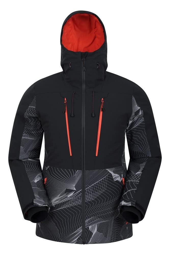 Mountain Warehouse Infinite Extreme Padded Men's Ski Jacket - Waterproof, Breathable, Taped Seams for Winter Sports & Outdoor Activities | Skiing, Snowboarding & Cold Weather Protection