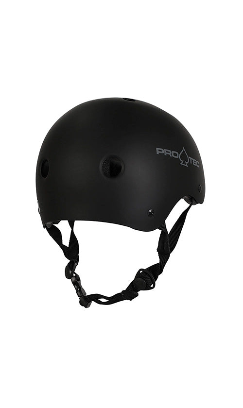 Pro Tec Classic Certified Helmet - Matte Black - Skateboarding, BMX & Scooter Safety Gear for Adults & Youth