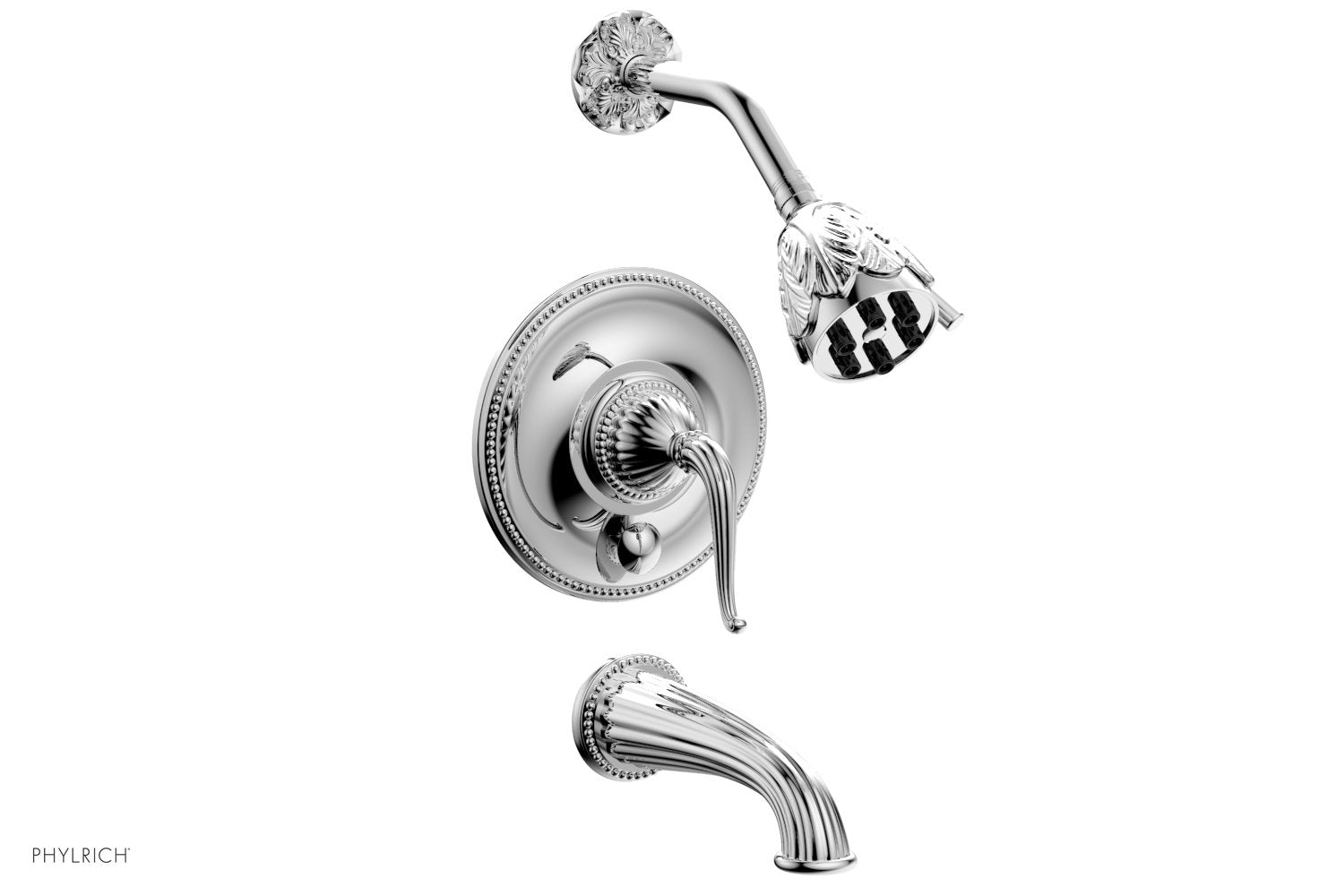 GEORGIAN & BARCELONA PB2141 Pressure Balance Tub and Shower Faucet Set - Matte Black Bathroom Fixture for Modern Homes