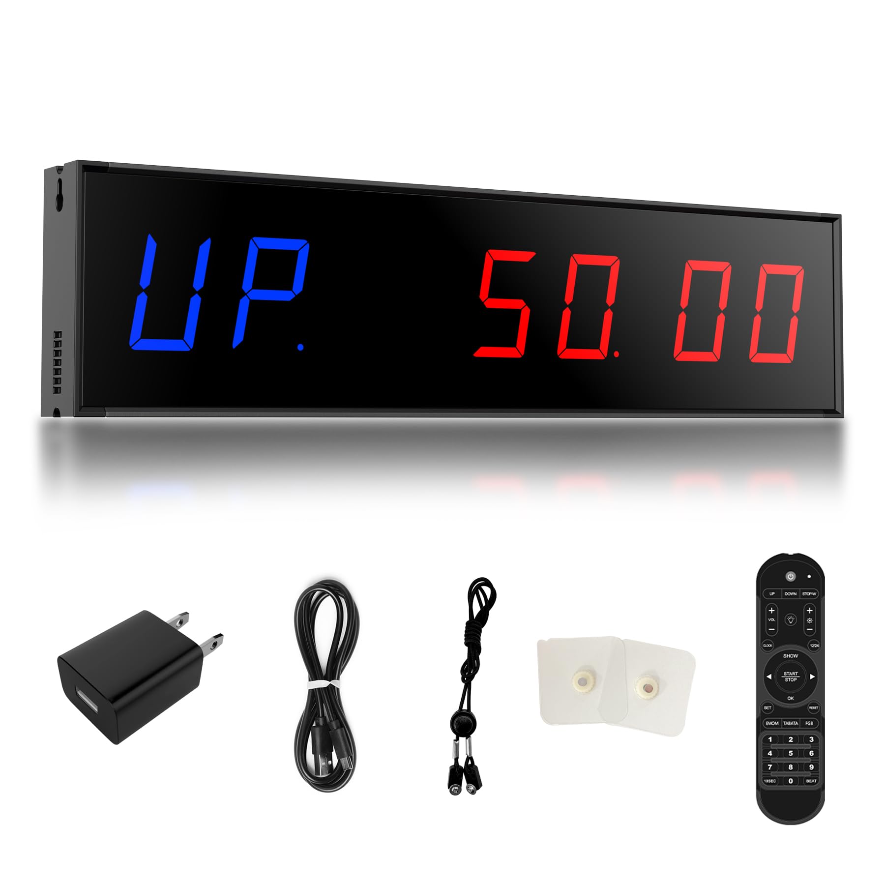 5BILLION FITNESS Gym Workout Timer - Interval Training & HIIT Timer for CrossFit, Boxing, Tabata - Perfect for Home & Gym Workouts