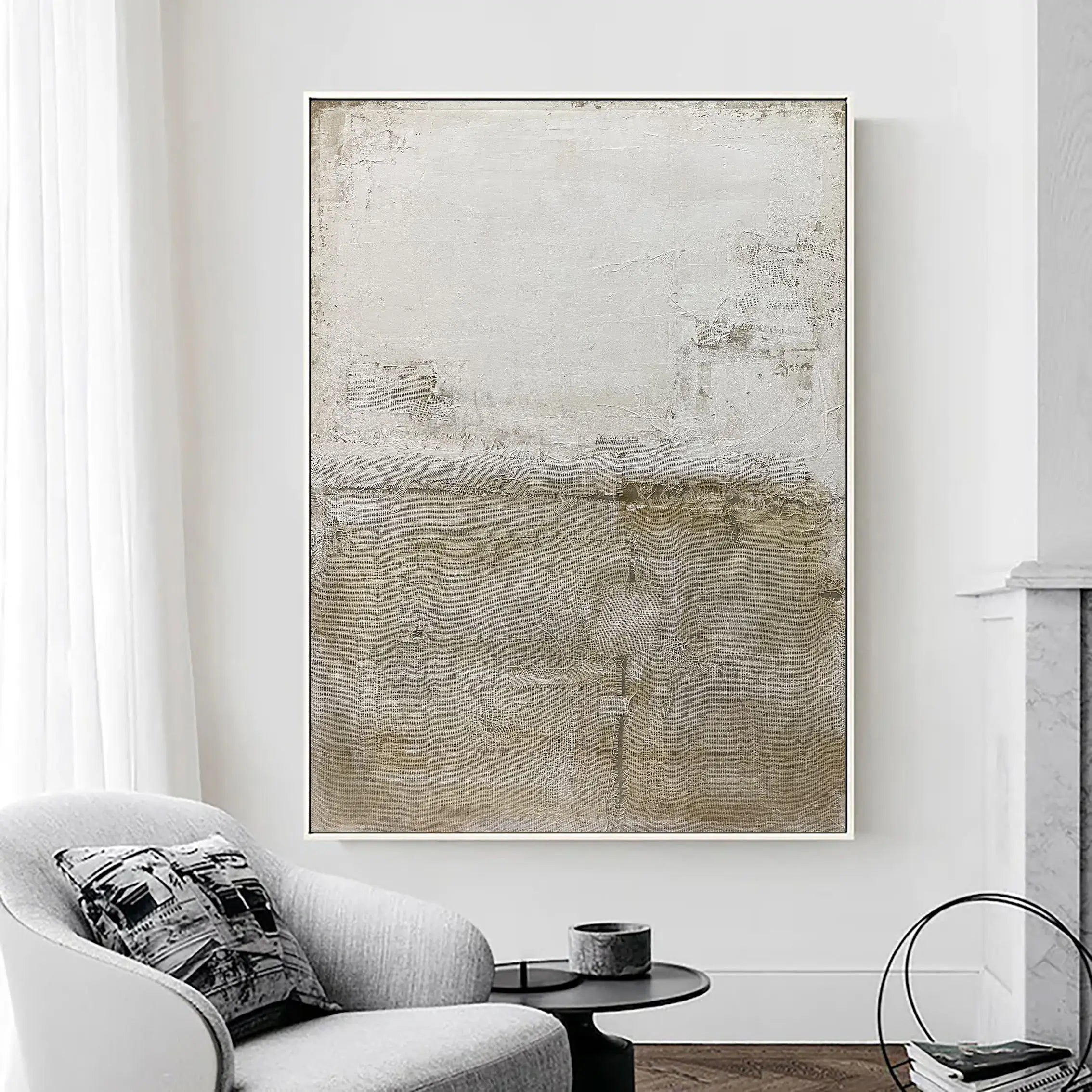 Modern Abstract Landscape Wall Art Painting - Large Canvas Print for Living Room, Bedroom & Office Decor | Home & Office Wall Decor