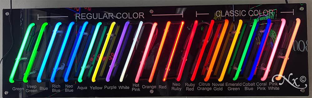 Stylish Nails & Waxing Glass Neon Sign #11098 – Handmade in USA | Perfect for Salon Decor, Manicure Shop Lighting & Beauty Studio Aesthetics