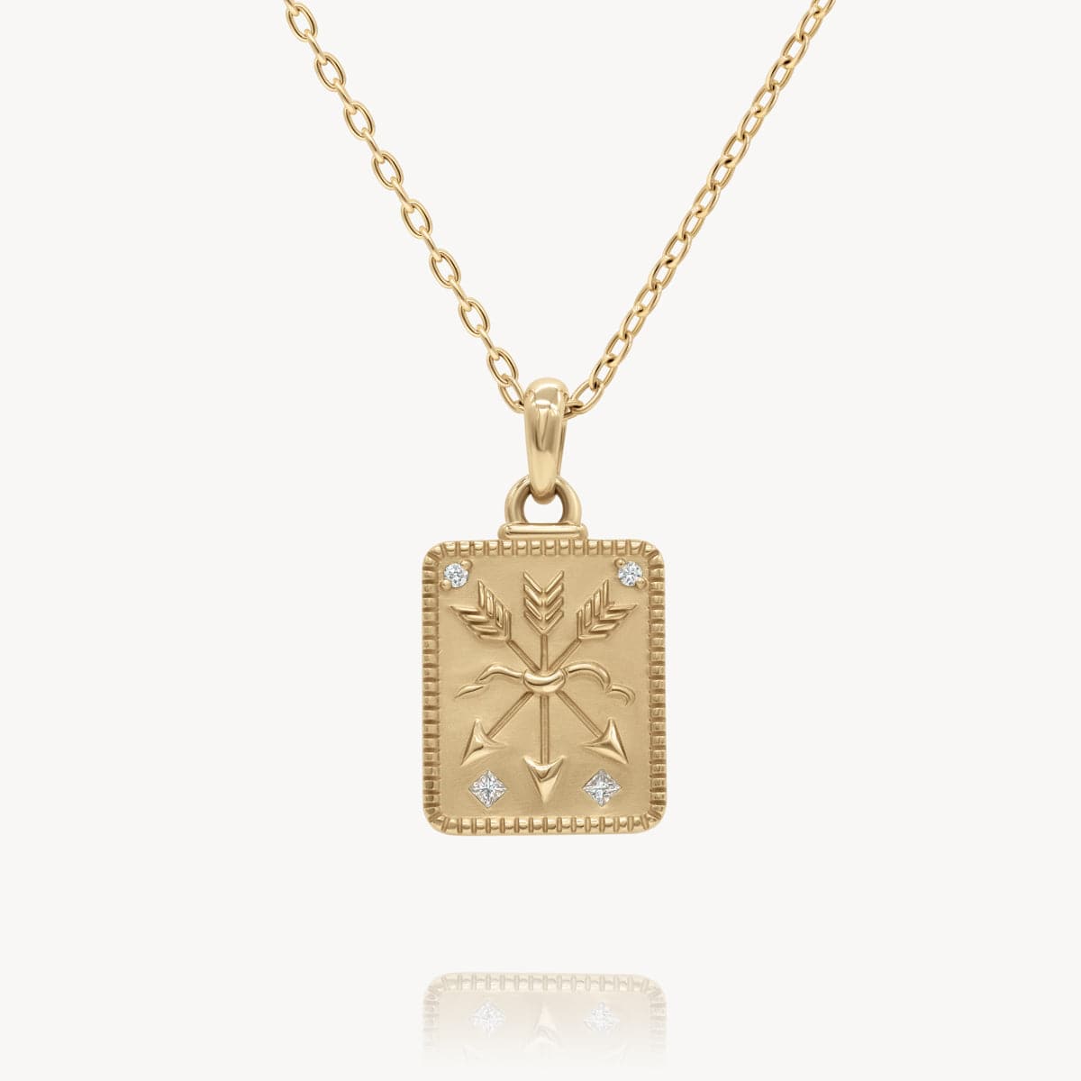 Strength Medallion Necklace for Men & Women - Motivational Jewelry for Daily Wear, Workout & Spiritual Protection