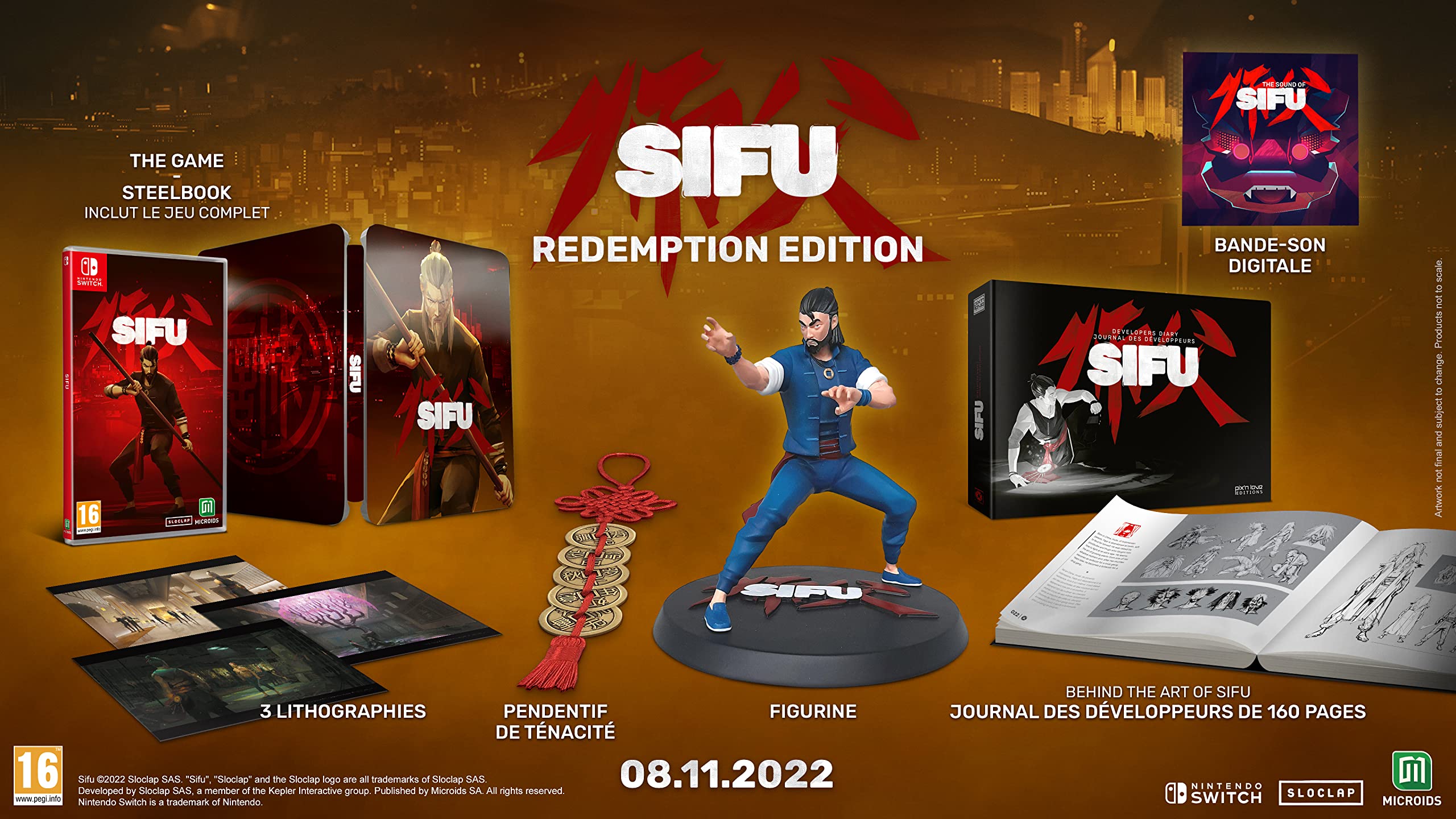 SIFU Redemption Edition - Nintendo Switch Game | Action-Packed Martial Arts Adventure for Adults & Teens | Perfect for Solo Play & Competitive Gaming