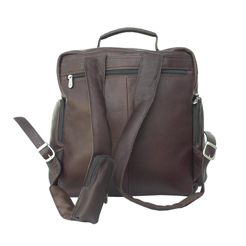 Vertical Laptop Backpack for Men & Women - Chocolate Brown, One Size Fits All - Perfect for Travel, Work & School