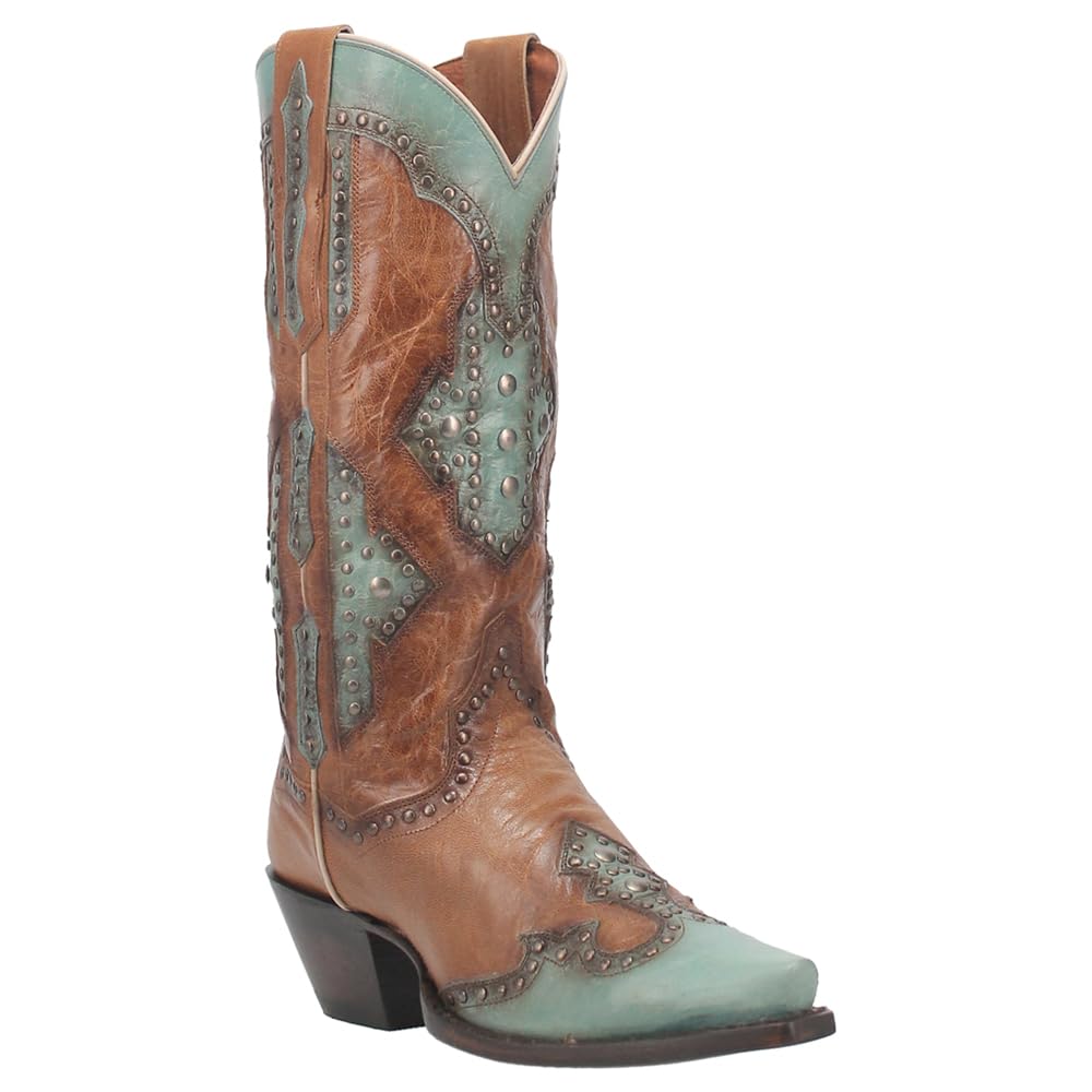Dan Post Women's Taryn Snip Toe Cowboy Boots - Western Style Leather Boots for Women | Comfortable & Stylish Cowgirl Boots for Country Dancing, Rodeo & Everyday Wear
