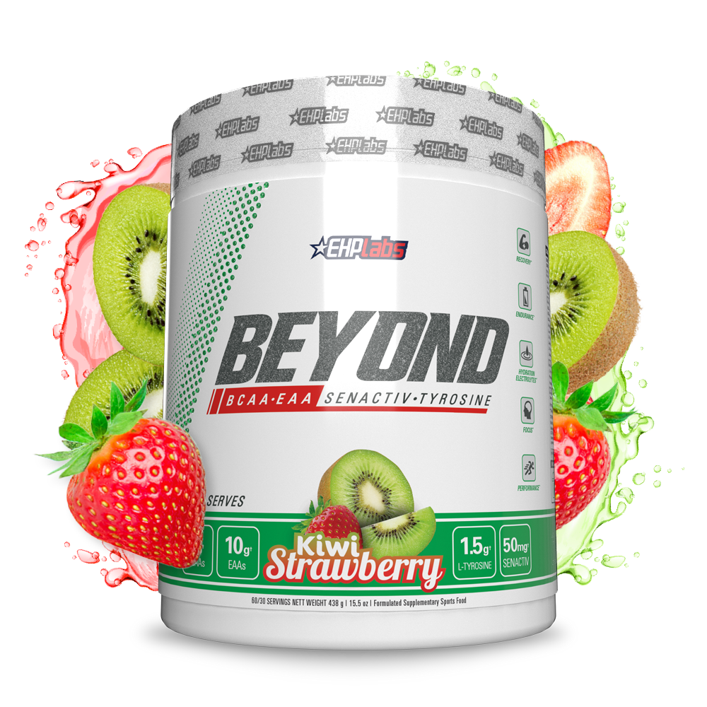 EHP Labs Beyond BCAA+EAA Intra Workout Supplement Powder - 580g (60 Servings) for Muscle Recovery & Endurance | Pre & Post Workout Drink for Athletes & Fitness Enthusiasts