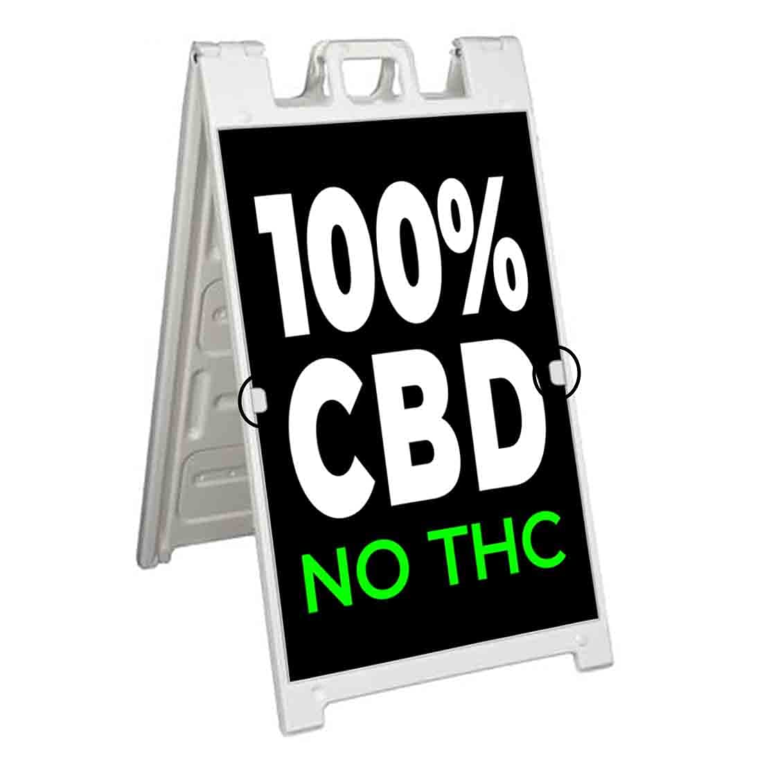 100% CBD No THC Deluxe A-Frame Signicade (24