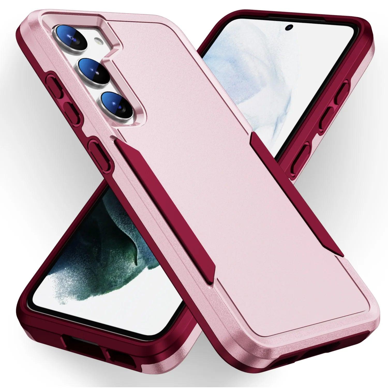 Samsung Galaxy S24 Shockproof Case - Heavy Duty Anti-Slip Protective Phone Cover for Everyday Use, Outdoor Activities & Travel