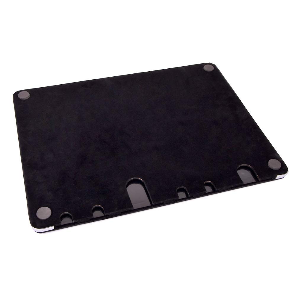 Enjoyer Professional Close-Up Magic Mat - Black Multifunctional Table Pad for Coin, Card Tricks & Magic Performances (51×38.5×2cm with Interlayer) - Perfect for Magicians, Street Performers & Parlor Magic Shows