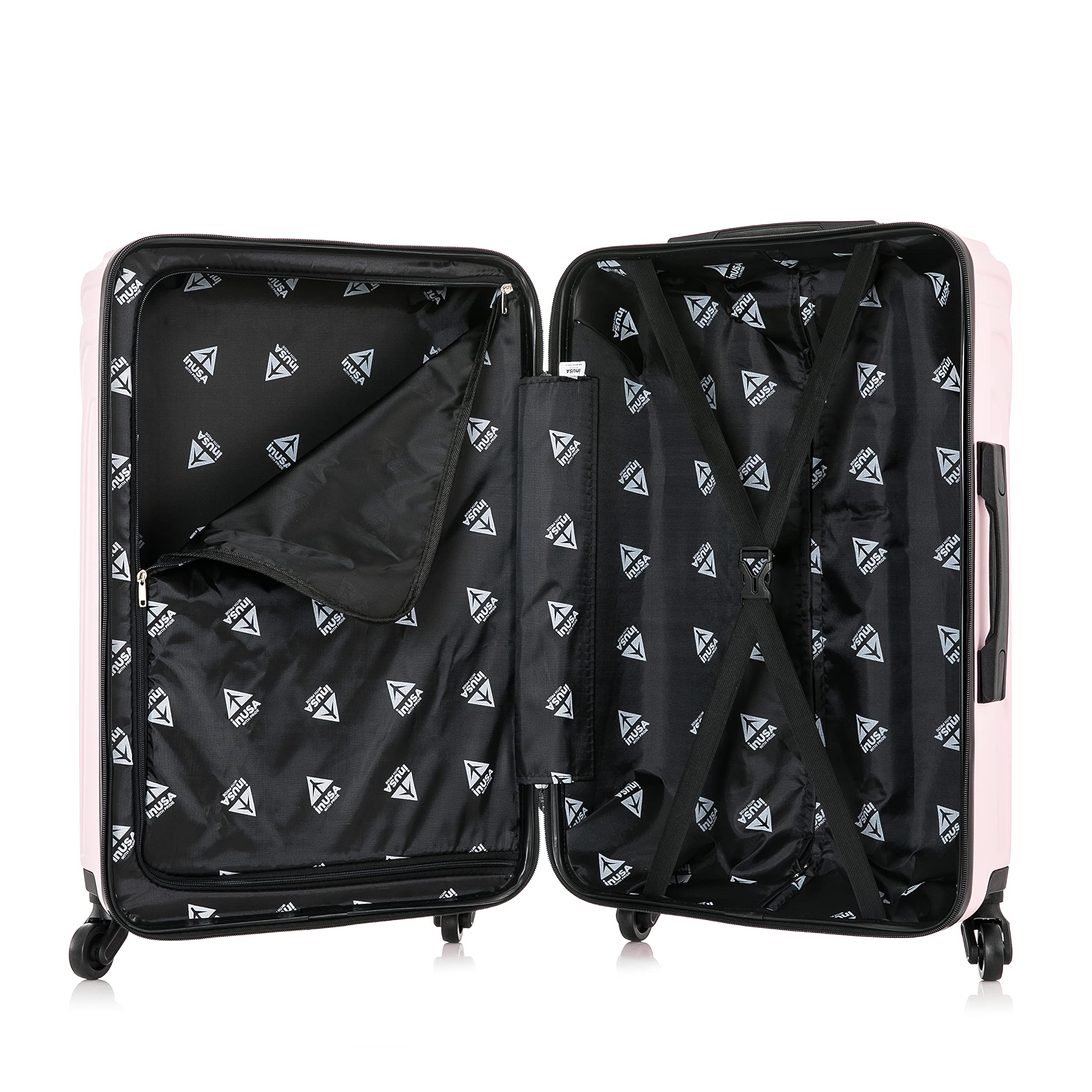 VASTY 20-Inch Lightweight Hardshell Spinner Luggage - Durable Carry-On Suitcase with Trolley Handle & 360° Wheels (Pink) | Perfect for Air Travel, Weekend Getaways & Business Trips