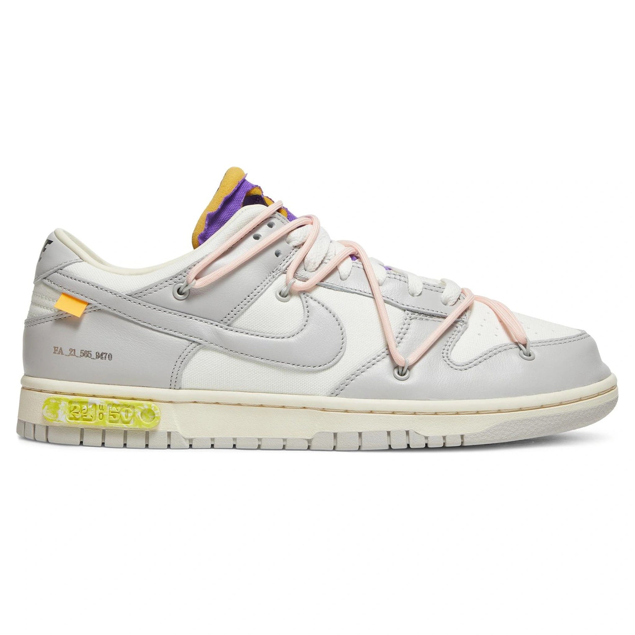 Nike x Off White Dunk Low Lot 24 Sneakers - Limited Edition Collaboration Shoes for Men & Women - Perfect for Streetwear Fashion & Sneaker Collectors